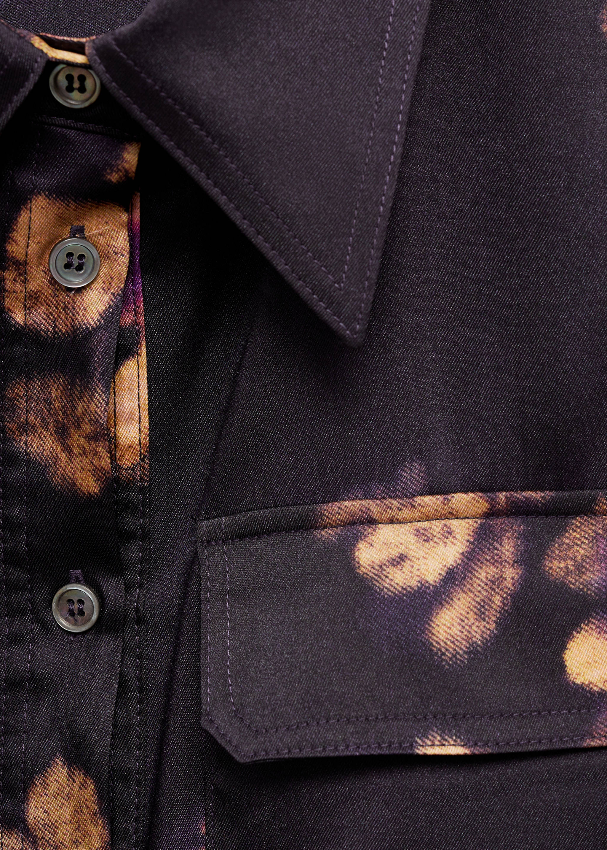 Vestido camisero estampado - Detalle del artículo 8