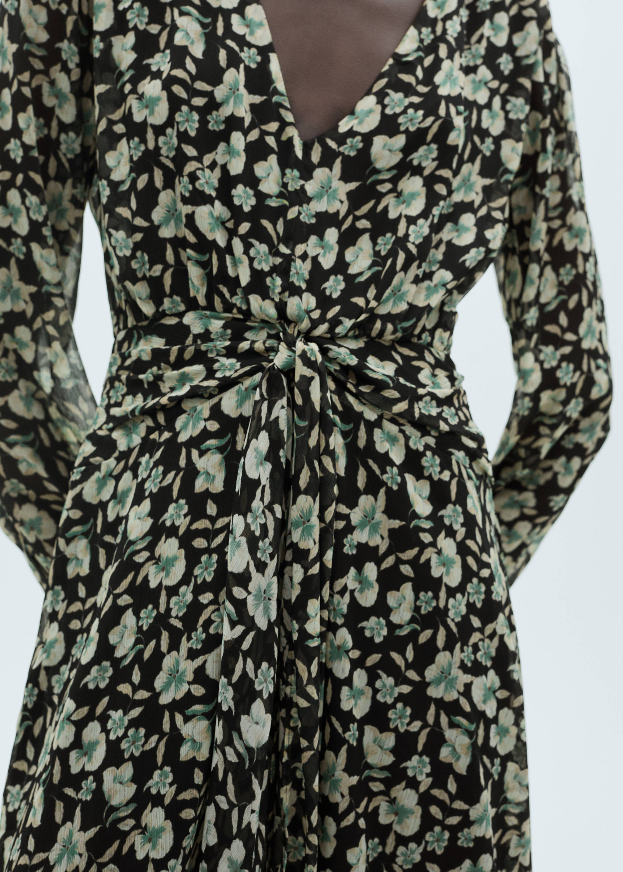 Floral chiffon dress - Details of the article 6