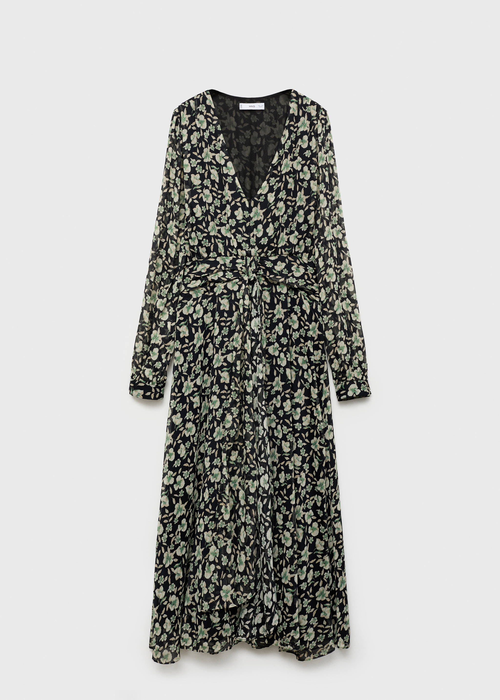 Floral chiffon dress - Article without model