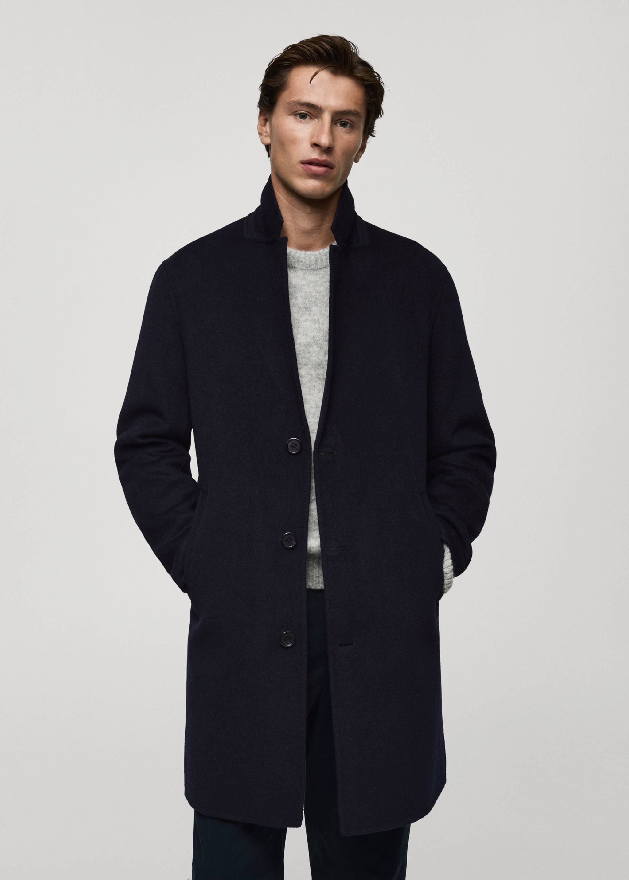Handmade wool coat - Medium plane