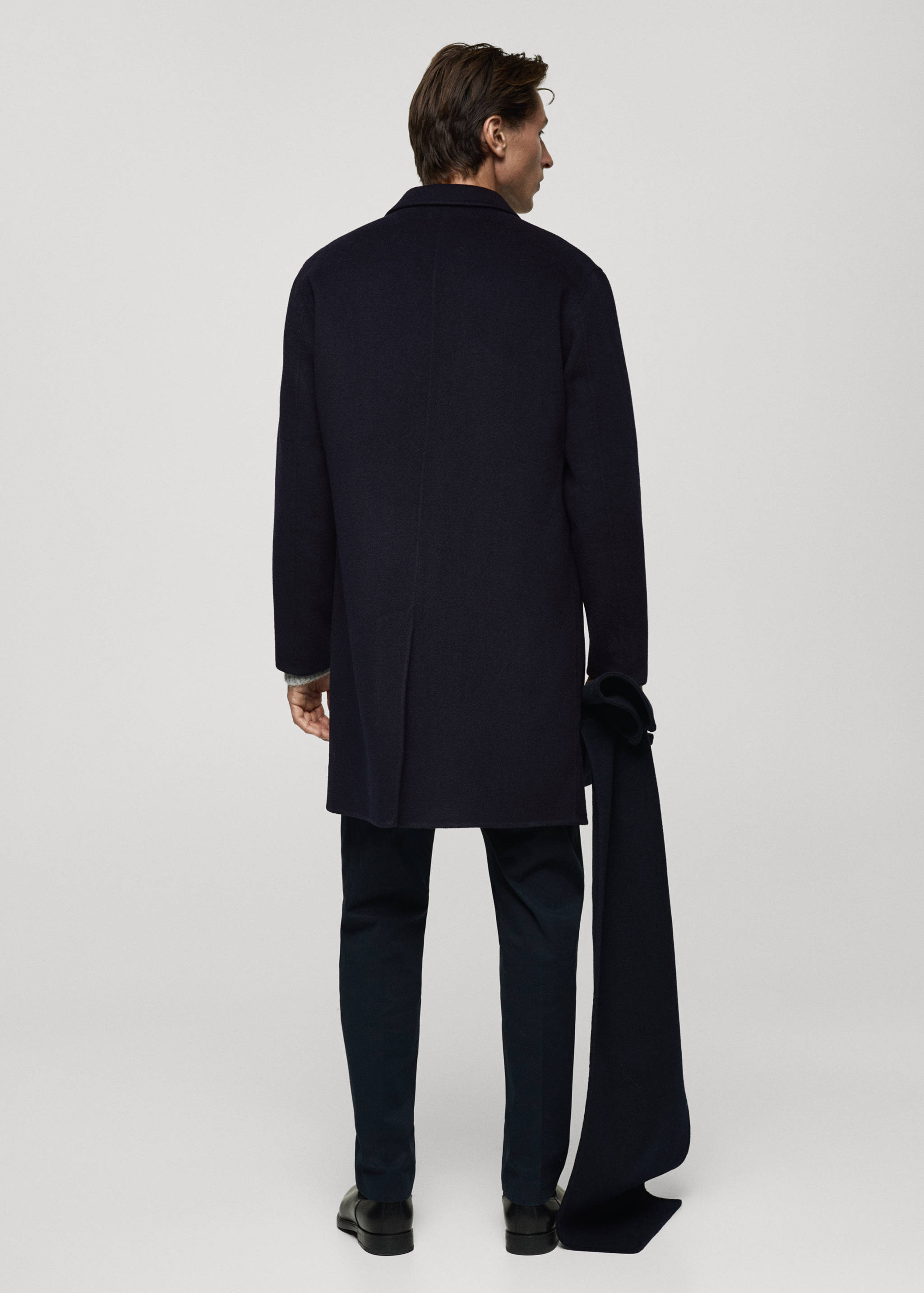 Handmade wool coat - Reverse of the article