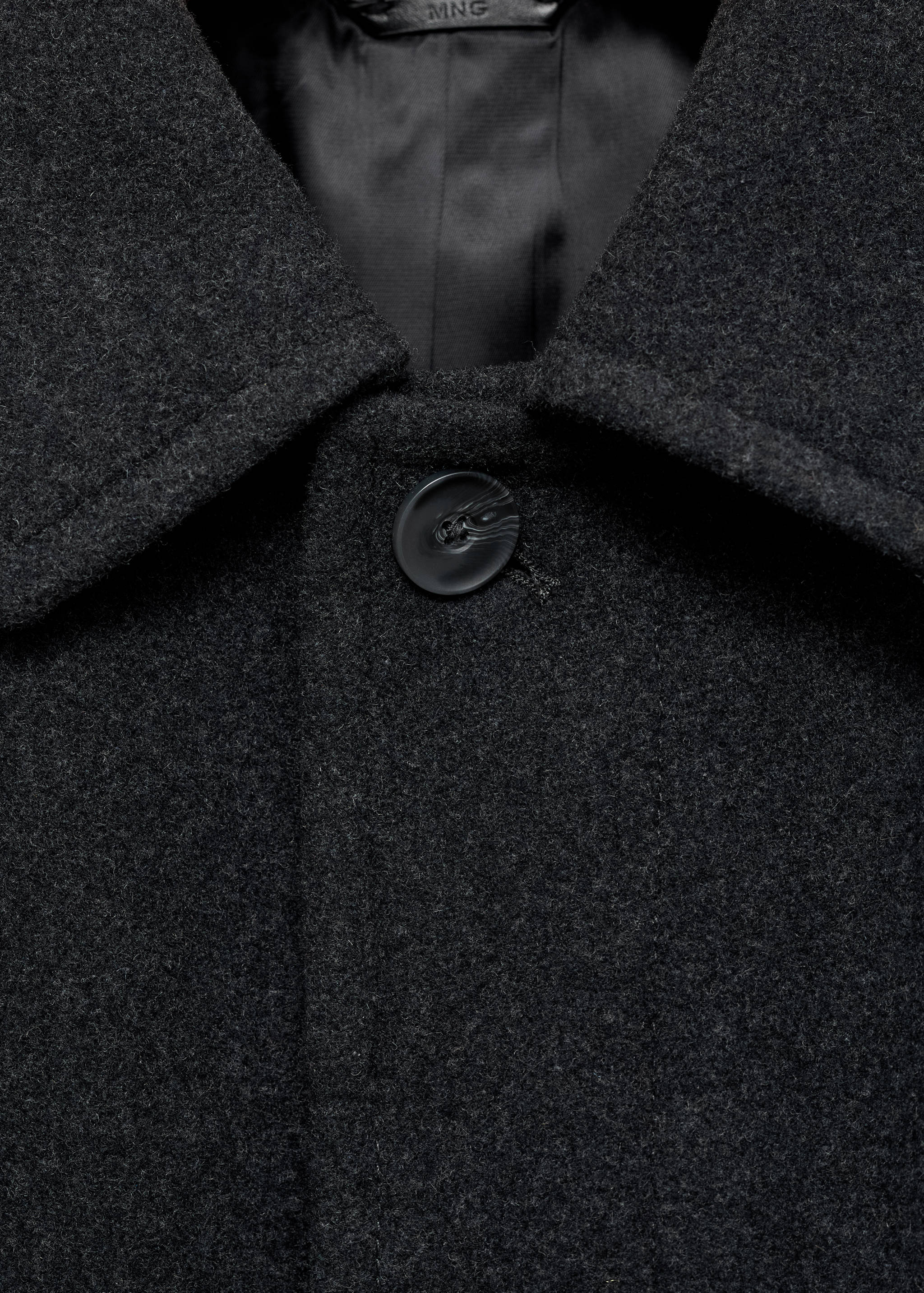 Pocketed wool coat - Details of the article 8