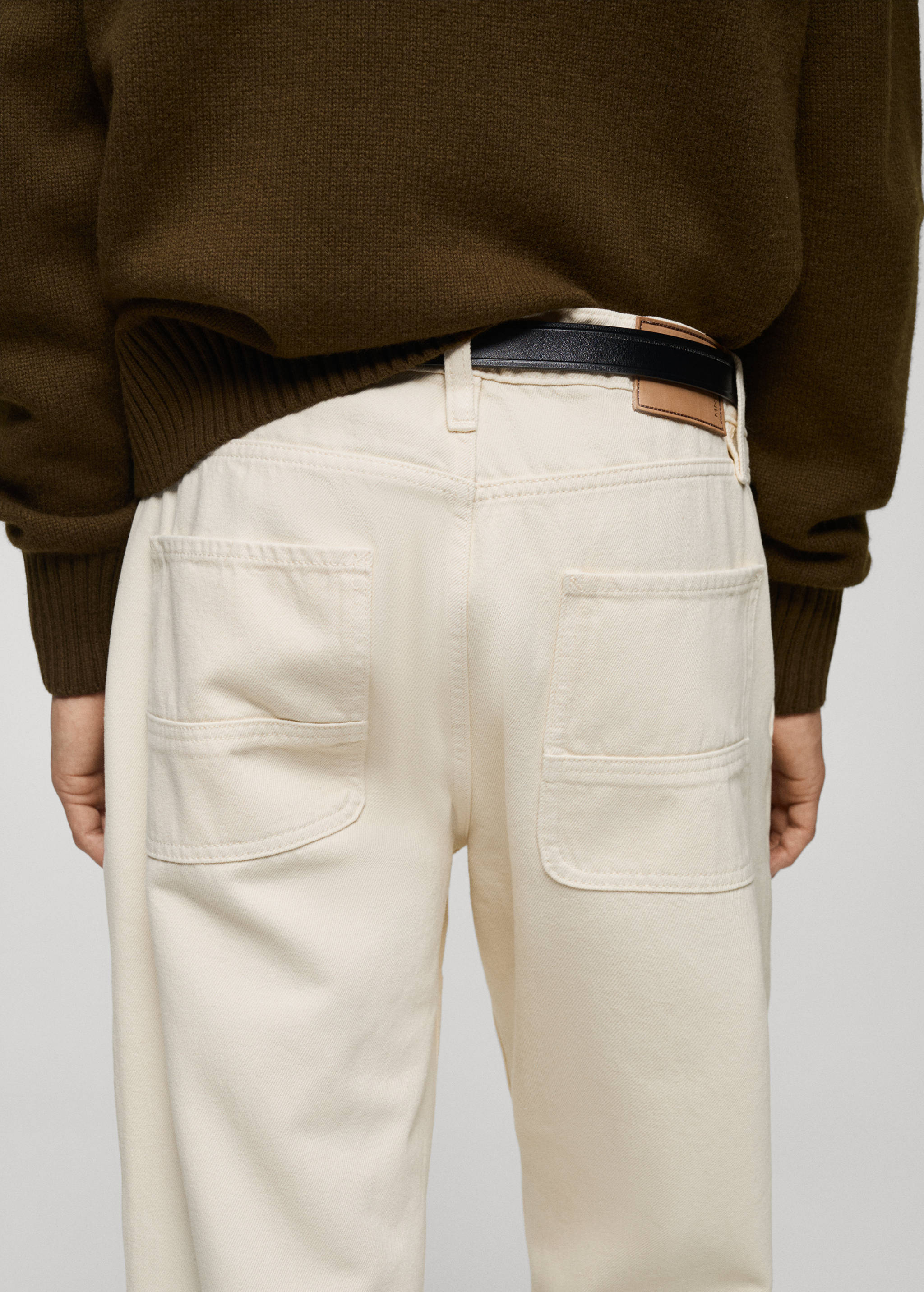 Jeans regular fit detalle costura - Detalle del artículo 3