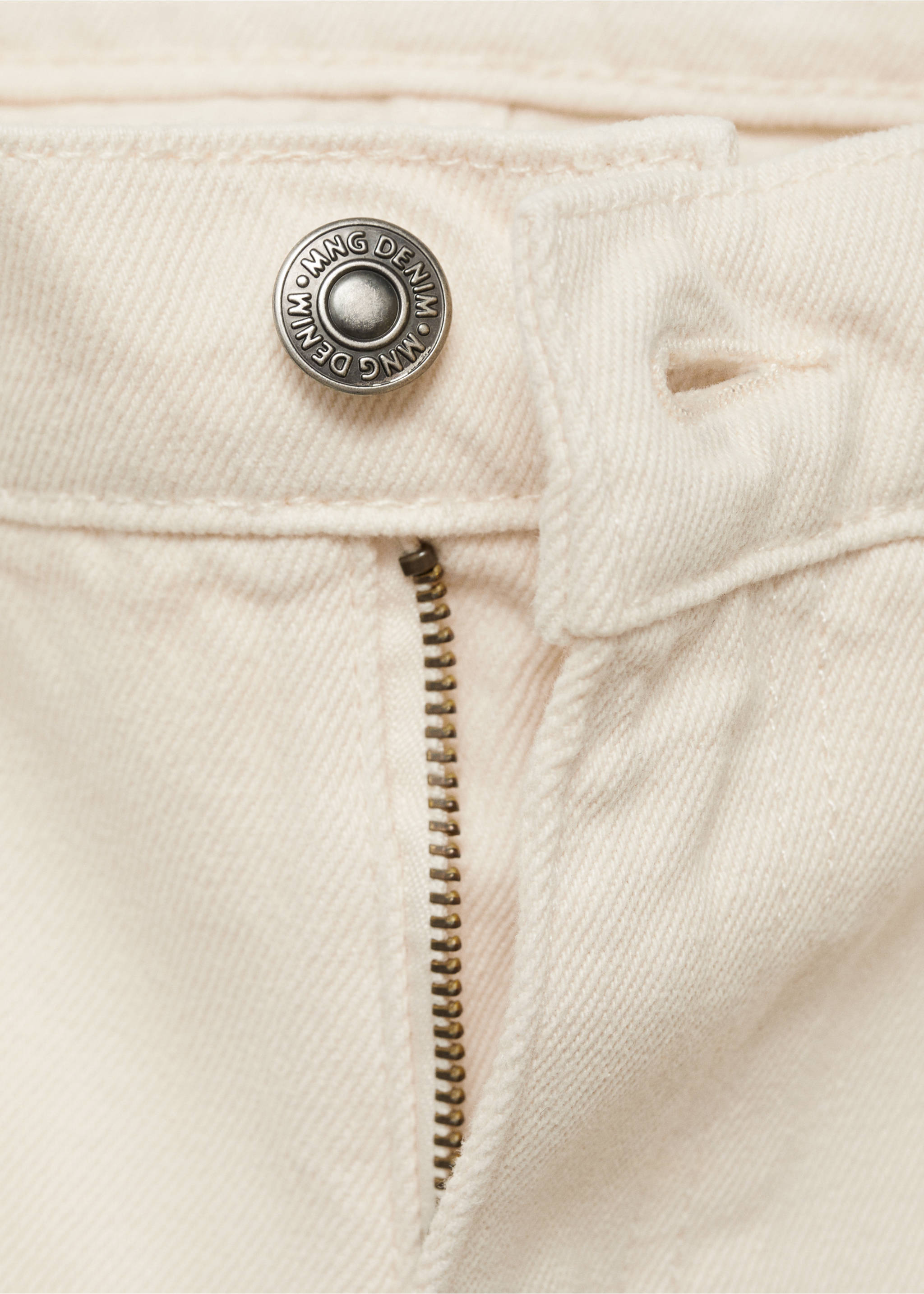 Jeans regular fit detalle costura - Detalle del artículo 8, Crudo. Ref: 77037915-00.