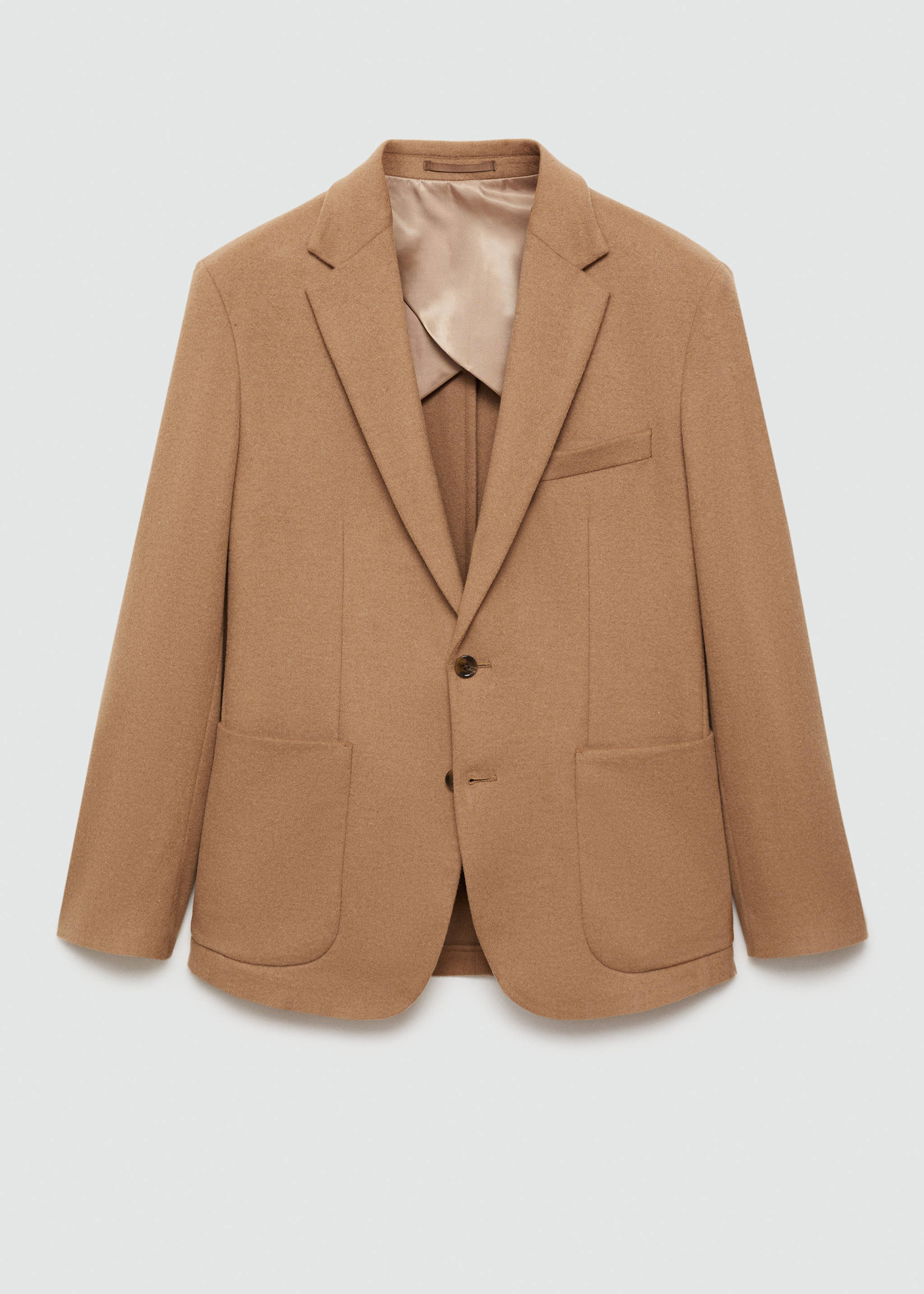 Slim-fit wool blazer - Article without model