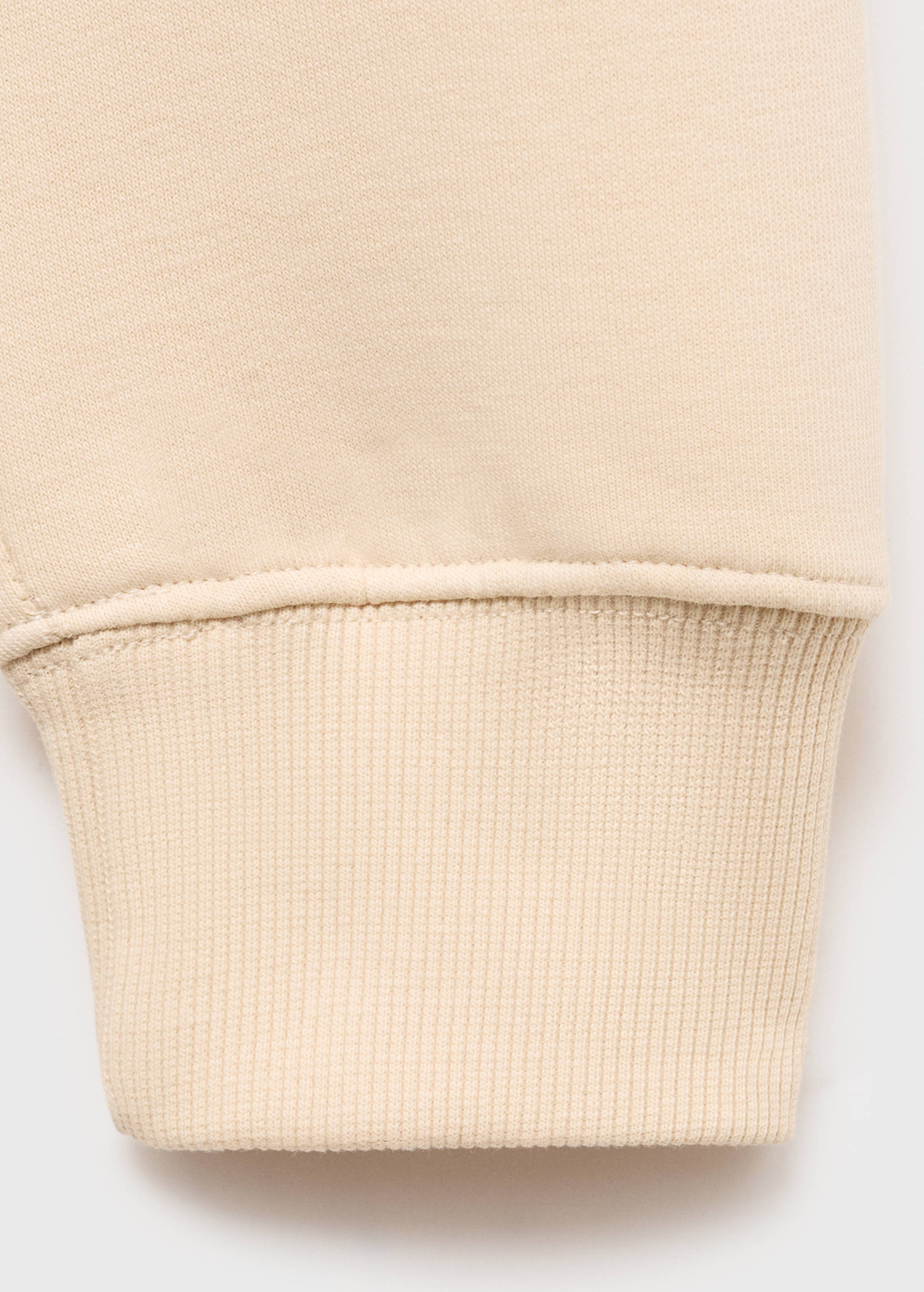 Cotton sweatshirt with printed text - Details of the article 0