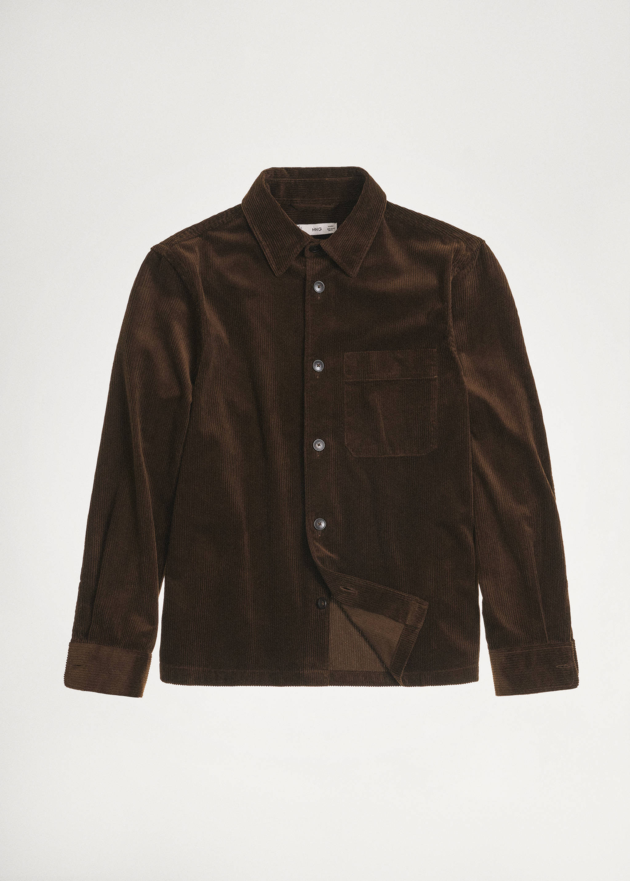 Corduroy overshirt with pockets - Details of the article 5