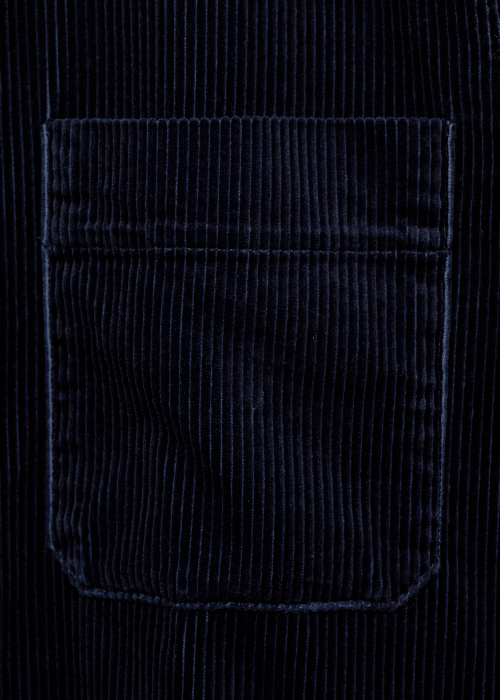 Corduroy overshirt with pockets - Details of the article 0