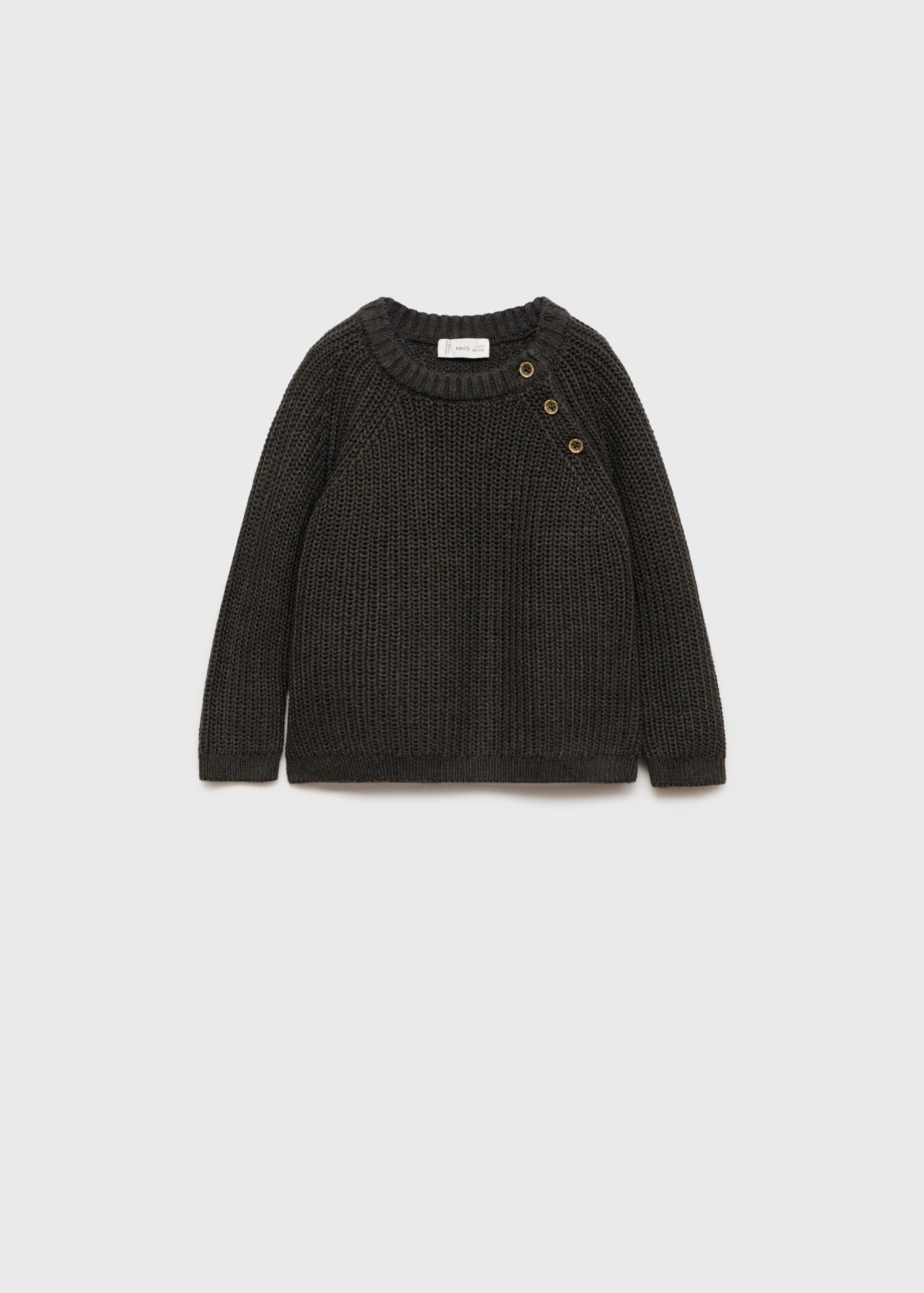 Buttons detail knit sweater - Article without model