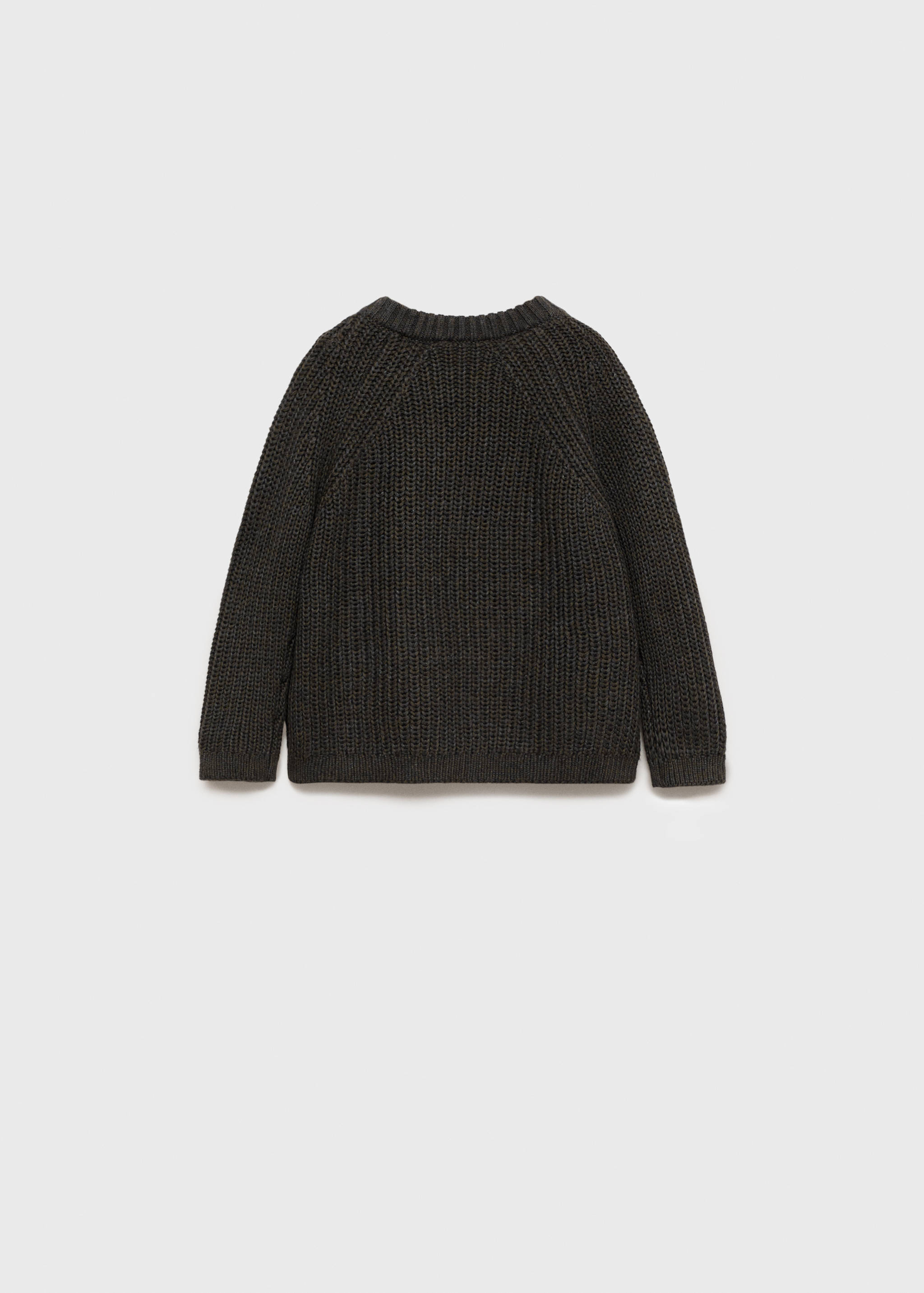 Buttons detail knit sweater - Reverse of the article