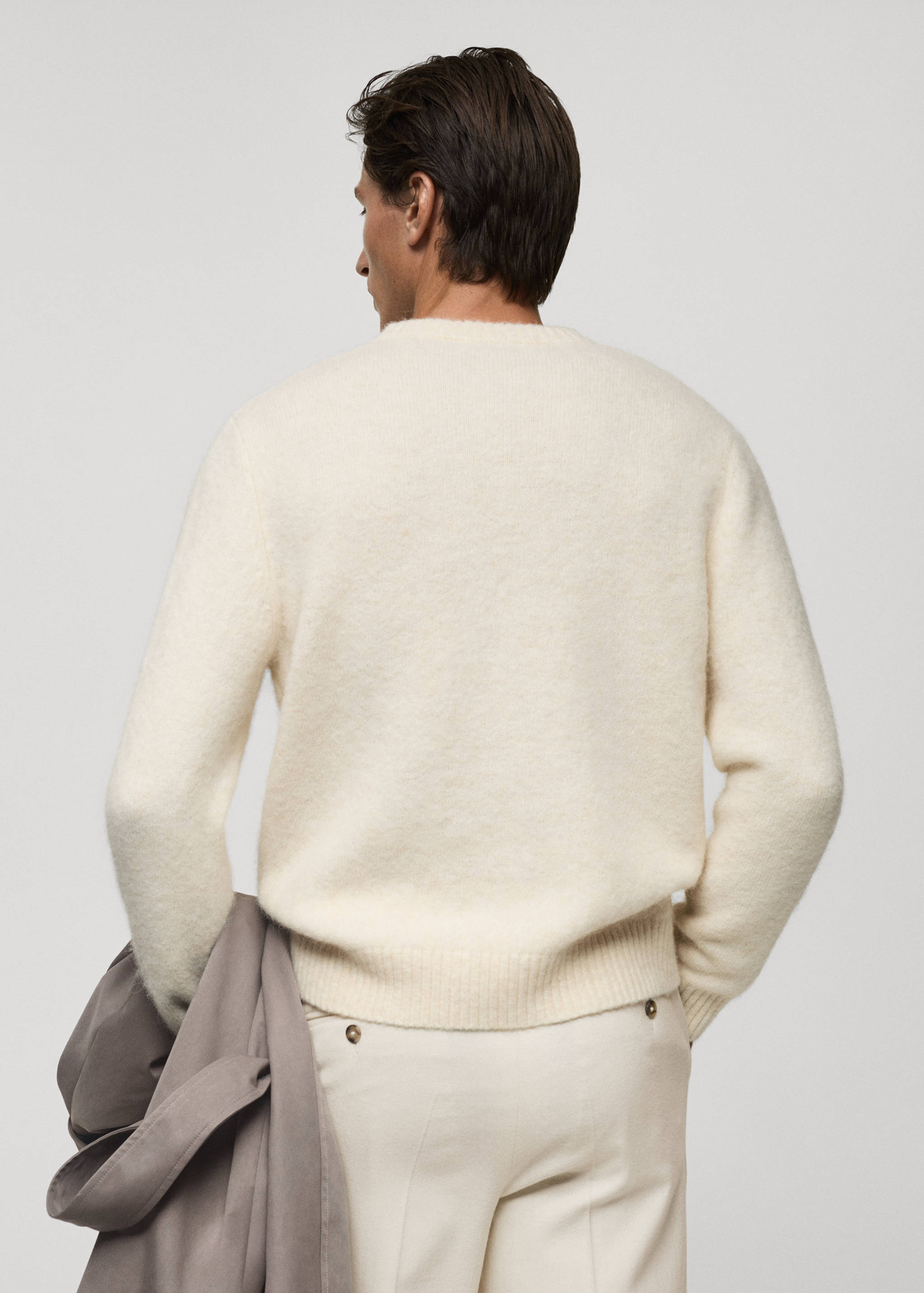 Wool and alpaca-blend sweater - Reverse of the article