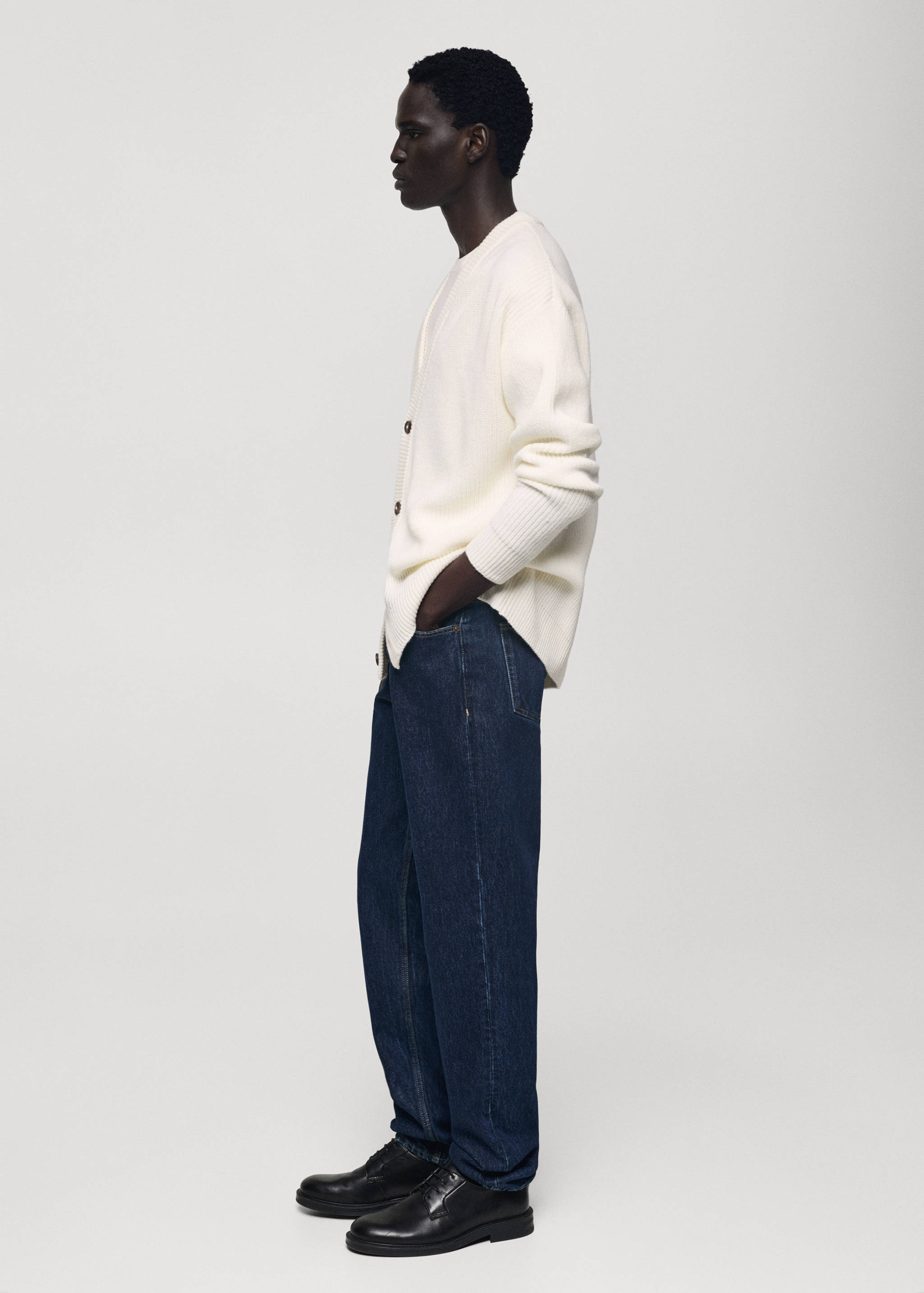 Chunky-knit relaxed-fit cardigan - Details of the article 2