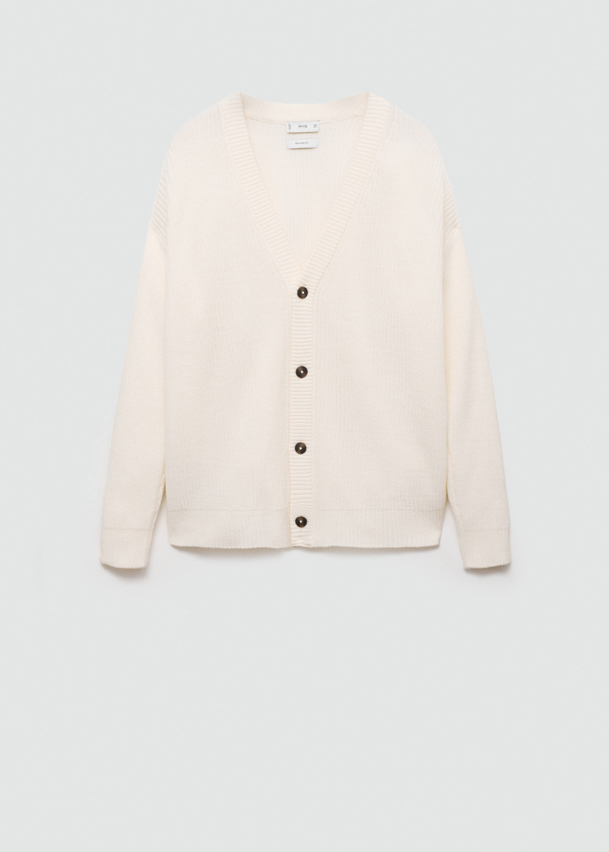 Chunky-knit relaxed-fit cardigan - Article without model