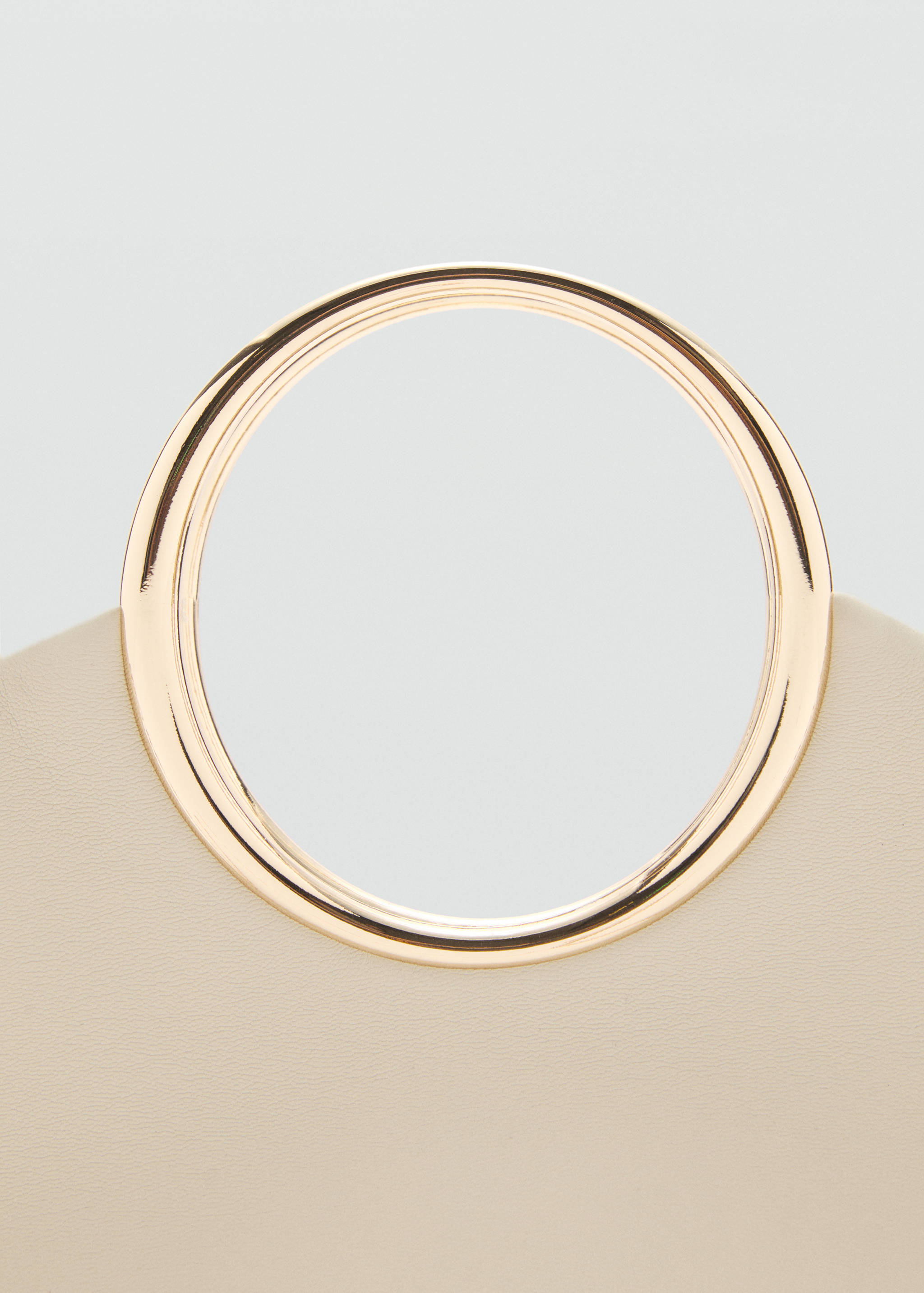 Handbag with metallic details - Details of the article 1