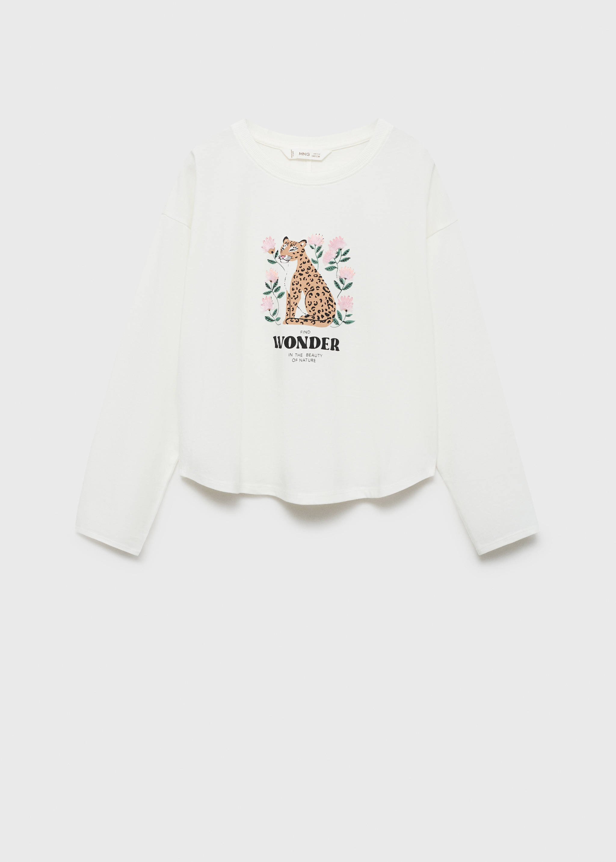 Long-sleeved panther t-shirt - Article without model