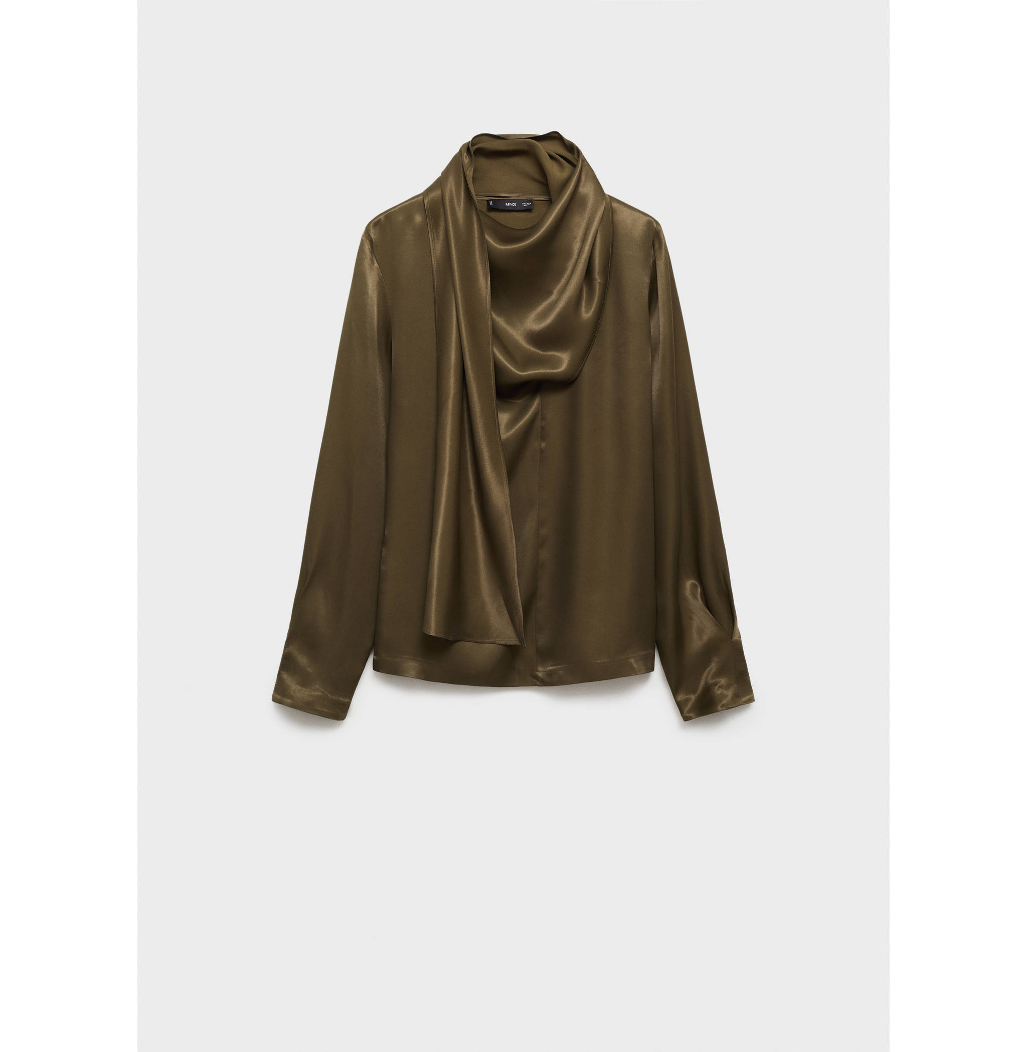 Satin blouse with bow - Article without model