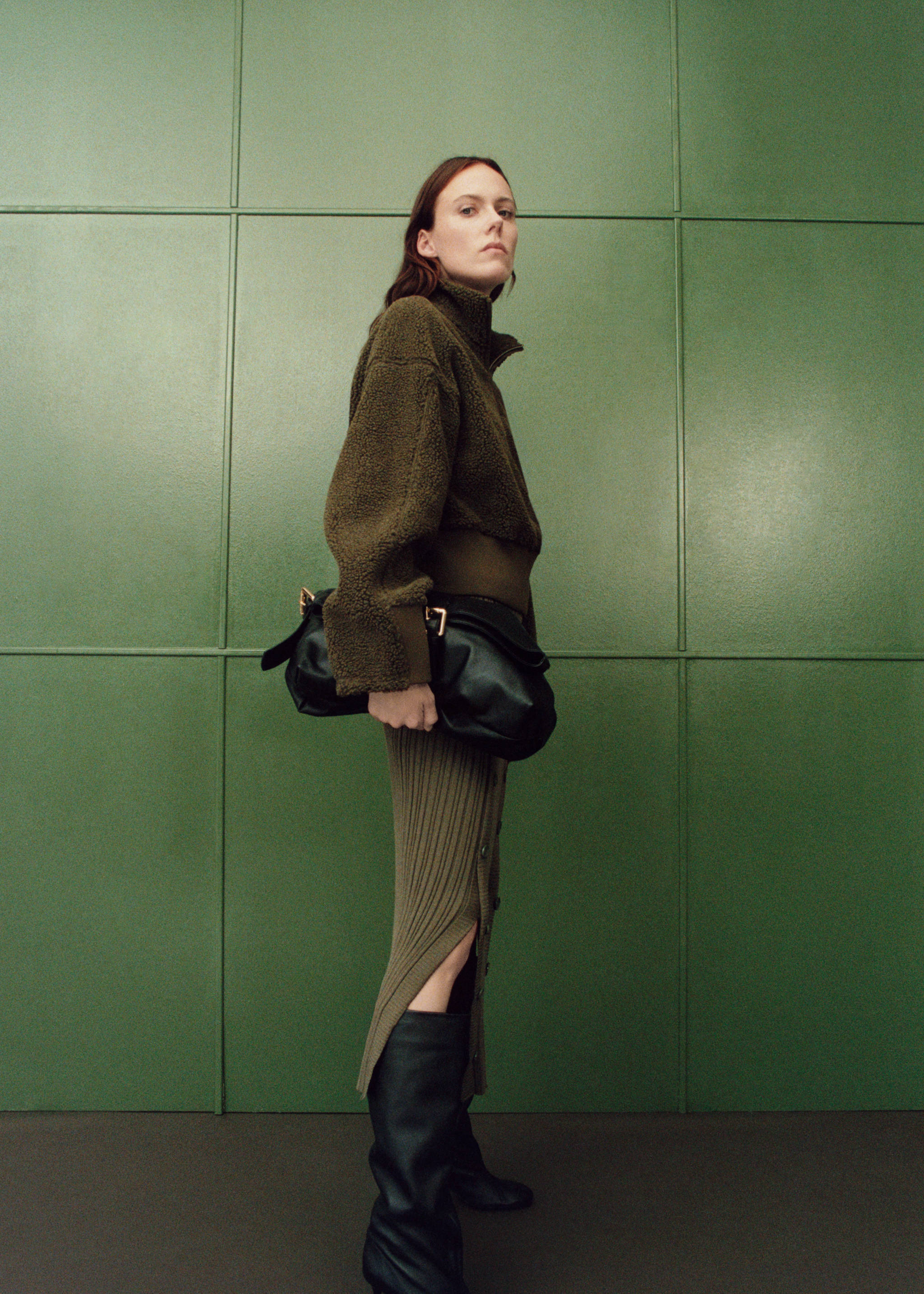 Fleece sweatshirt with zip - Details of the article 6