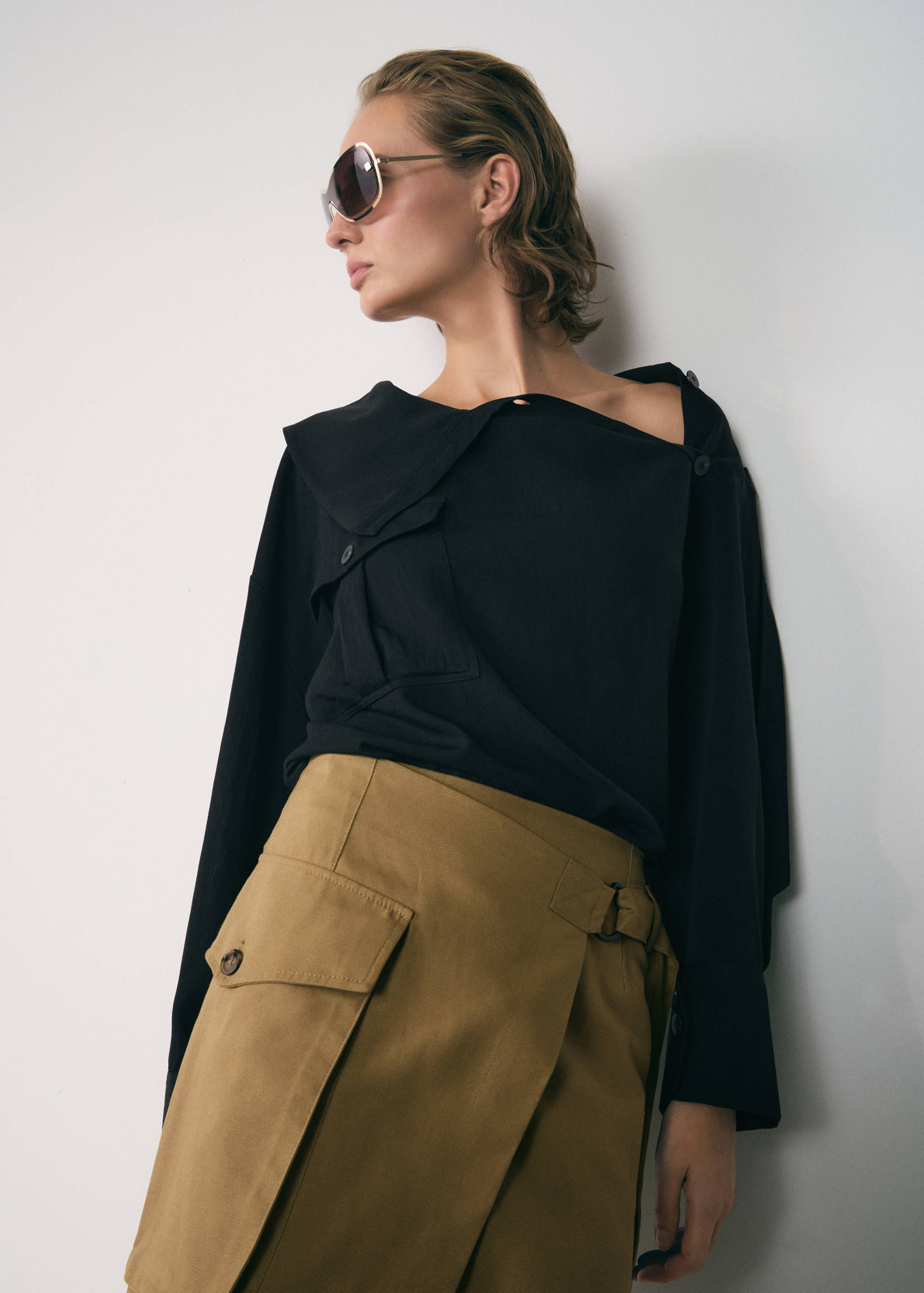 Chemise Lyocell col asymétrique - Détail de l'article 2