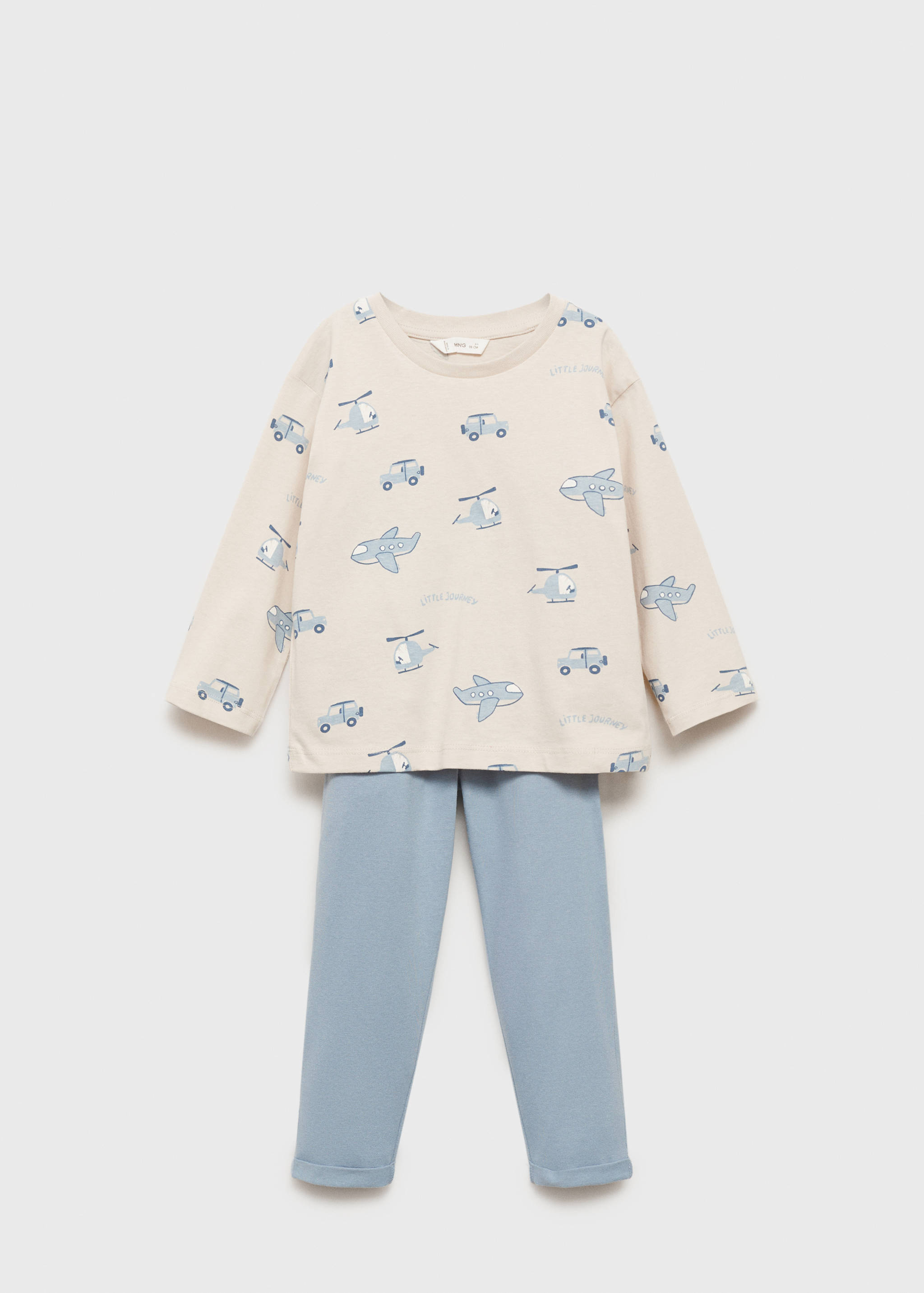 Printed long pyjamas - Article without model