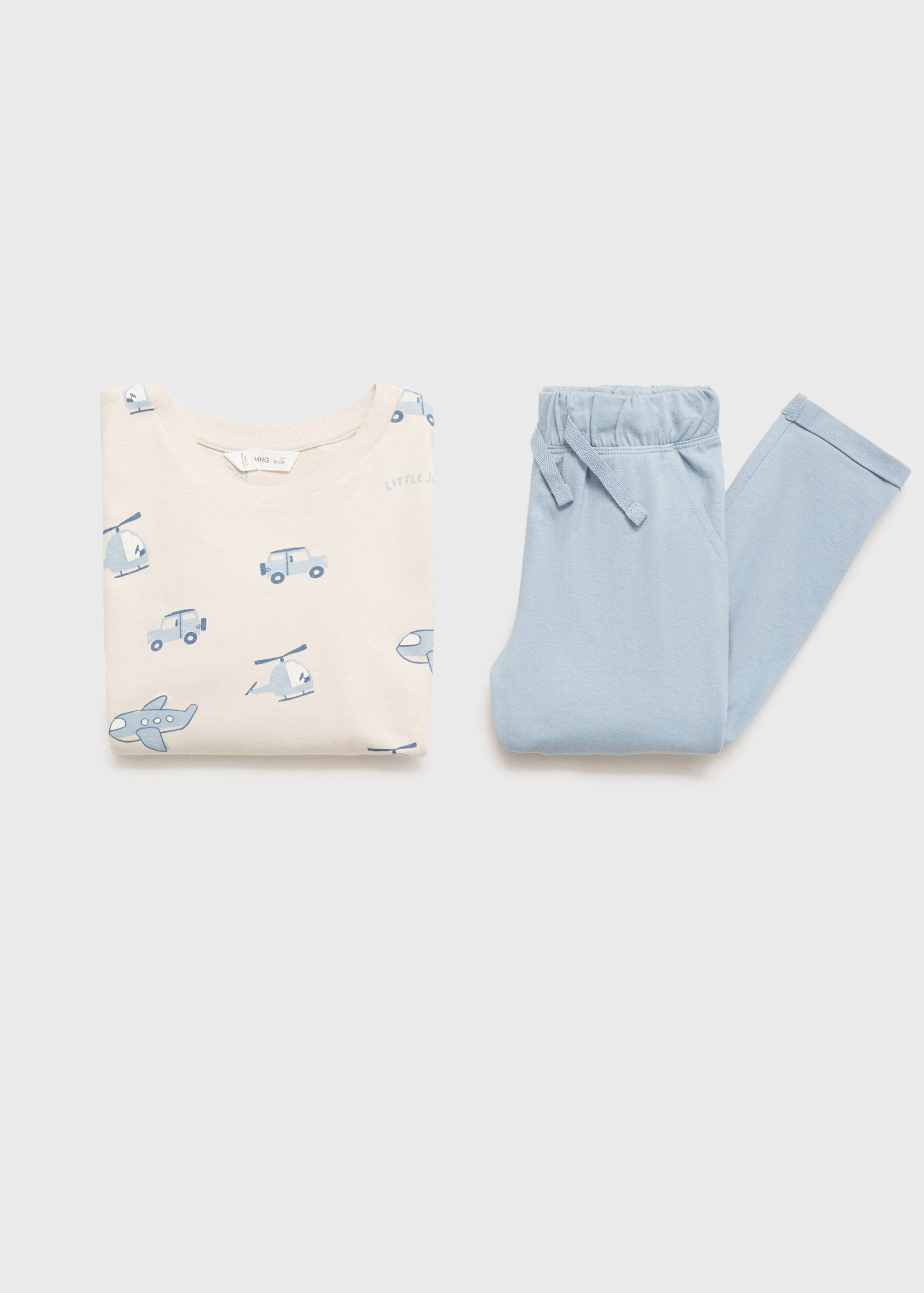 Printed long pyjamas - Details of the article 8