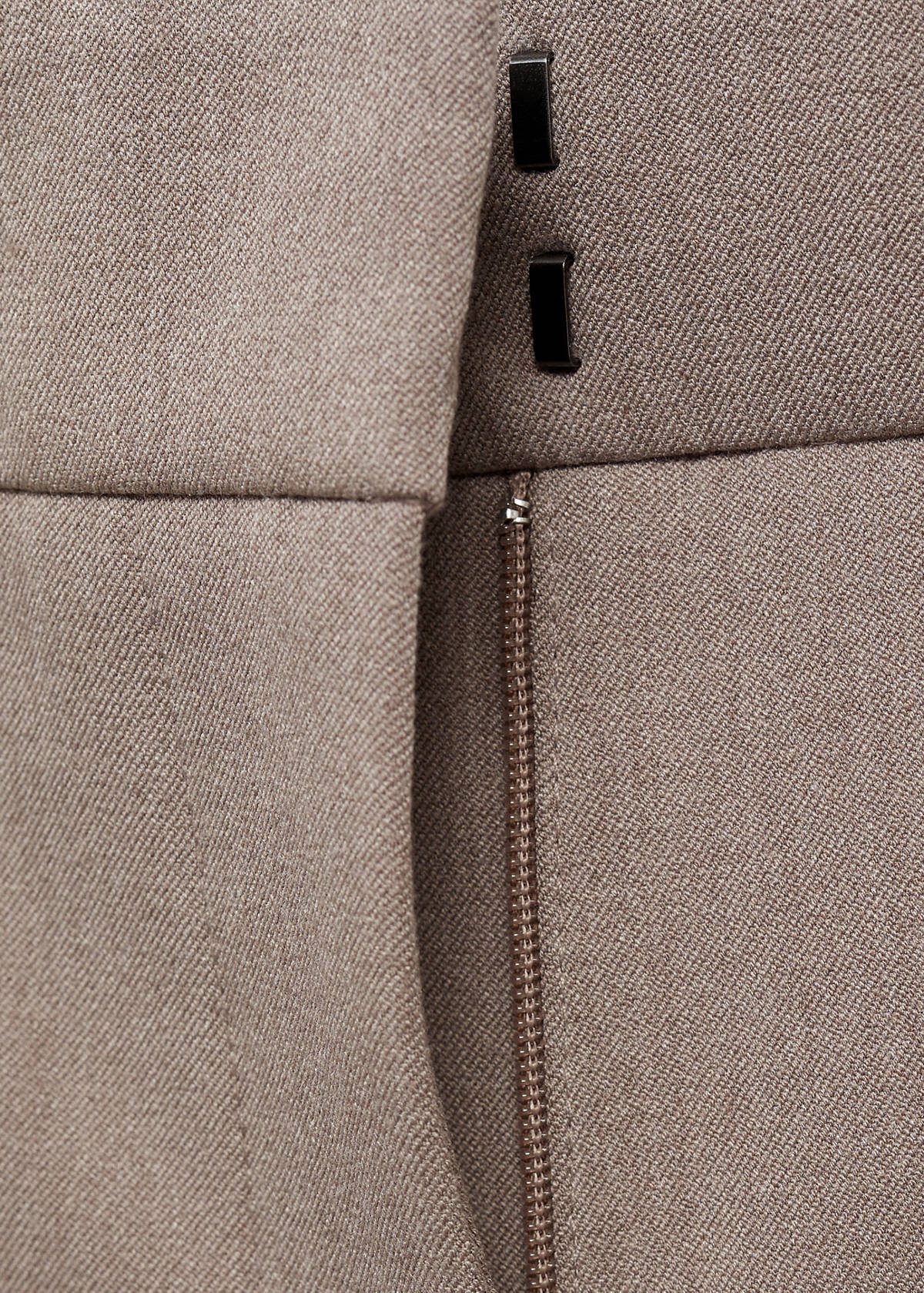 Flared flowing trousers — Medium Brown