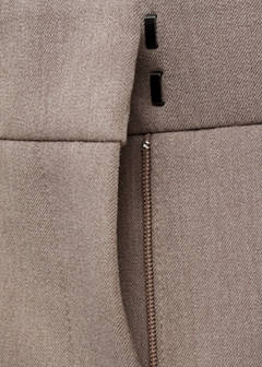 Flared flowing trousers — Medium Brown 6
