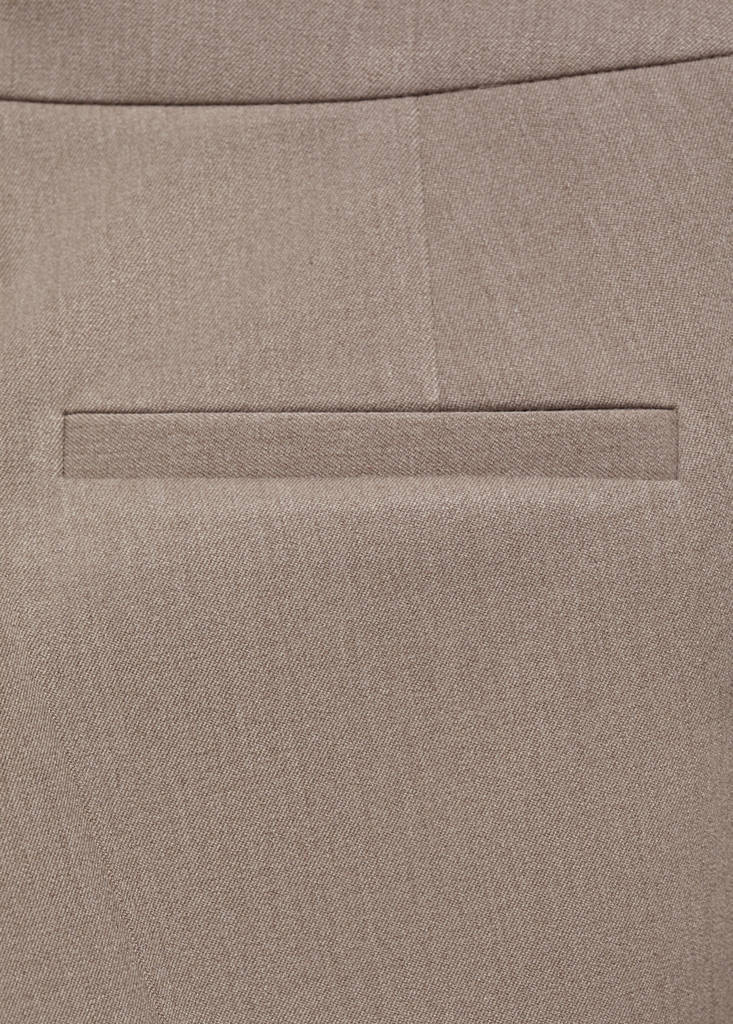 Flared flowing trousers — Medium Brown