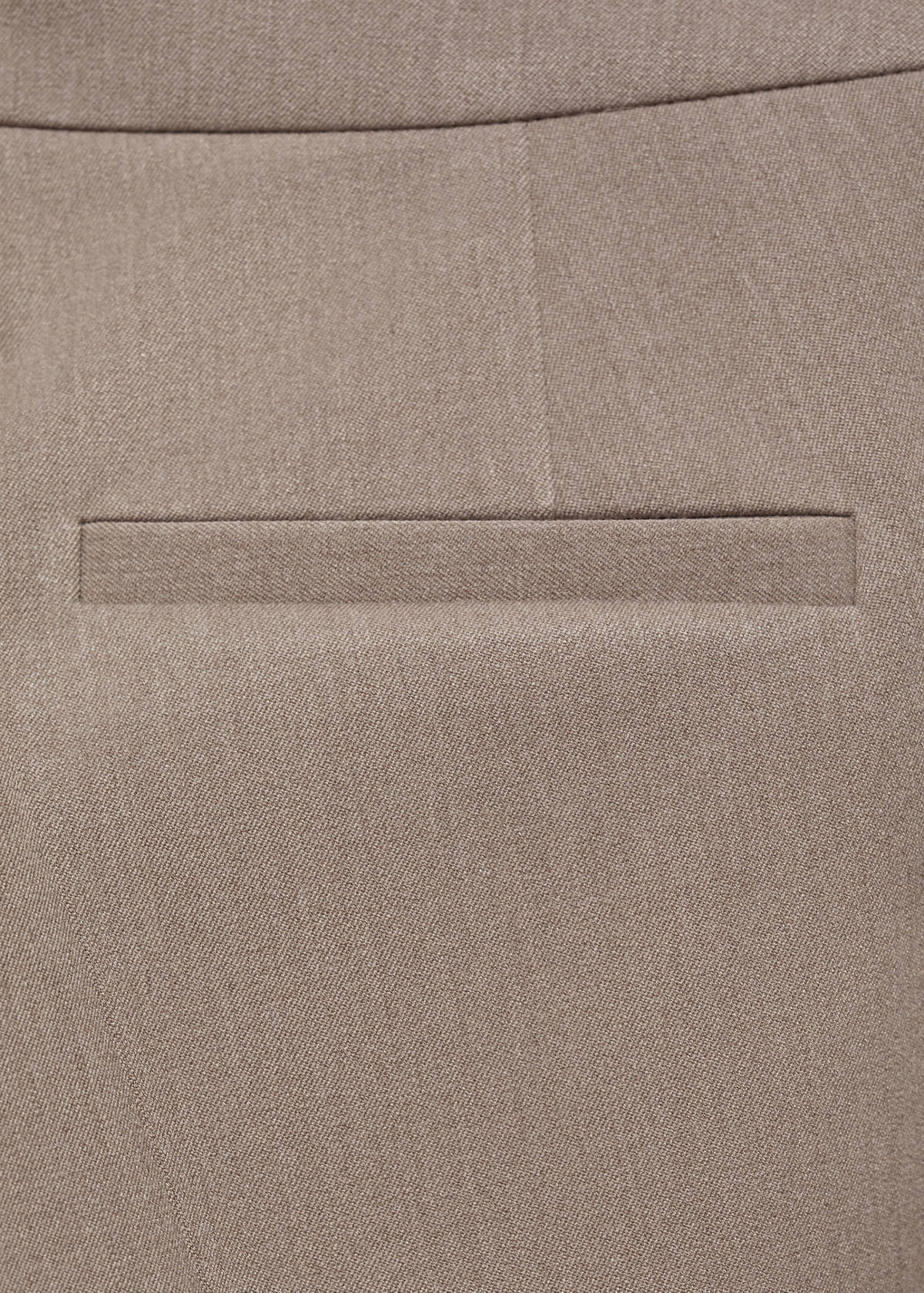 Flared flowing trousers — Medium Brown
