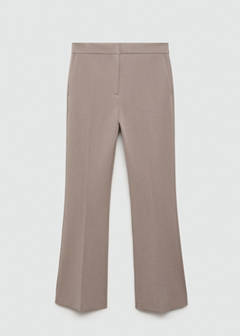 Flared flowing trousers — Medium Brown 5
