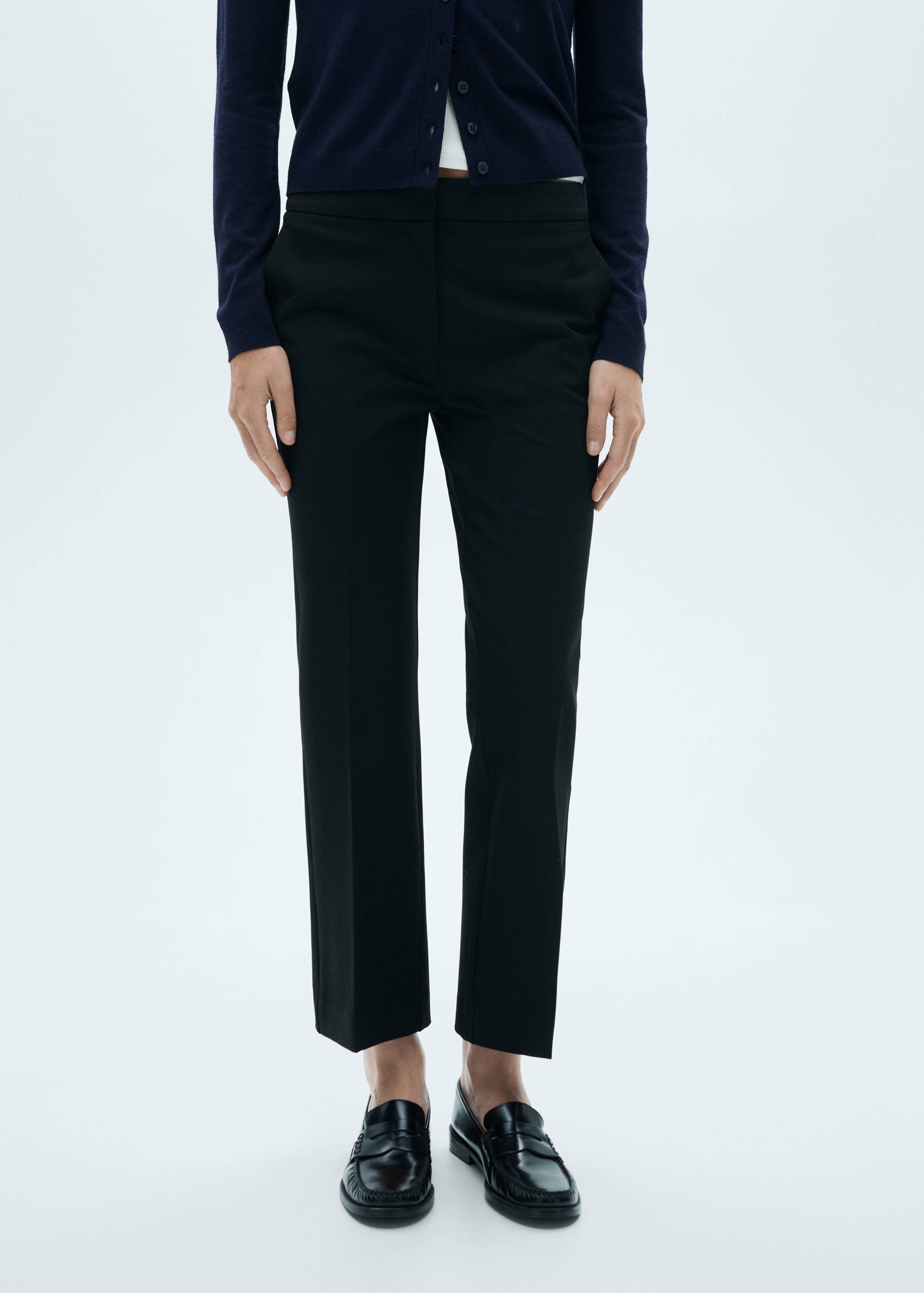 Flared flowing trousers - Medium plane