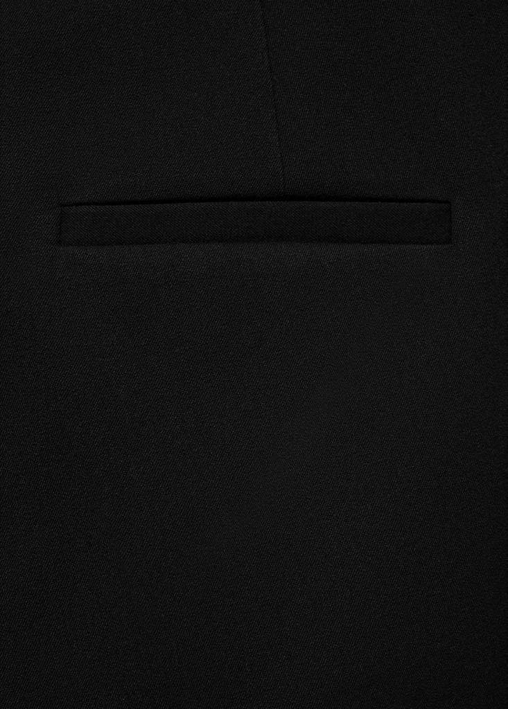 Flared flowing trousers — Black