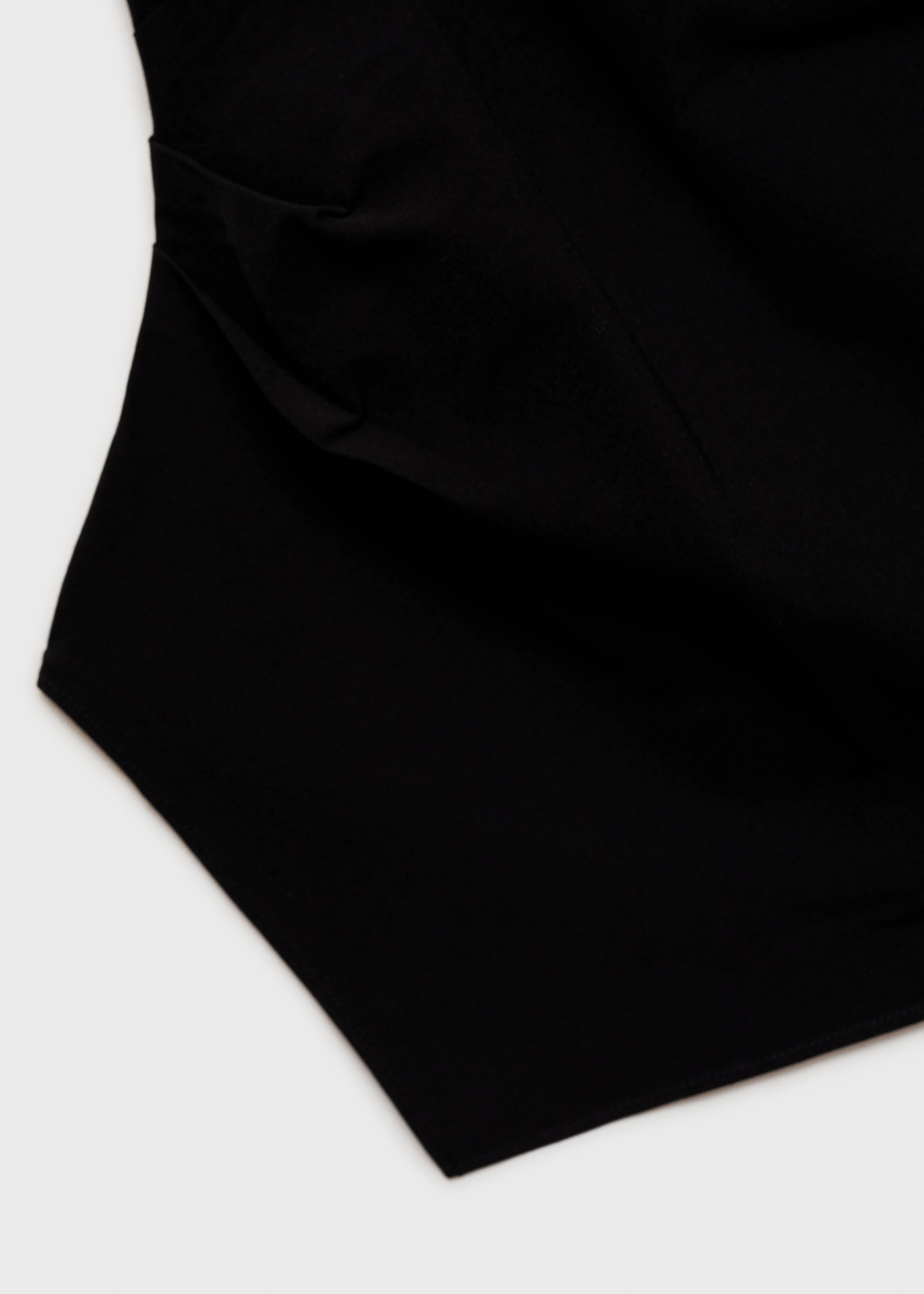 Asymmetrical draped top - Details of the article 0