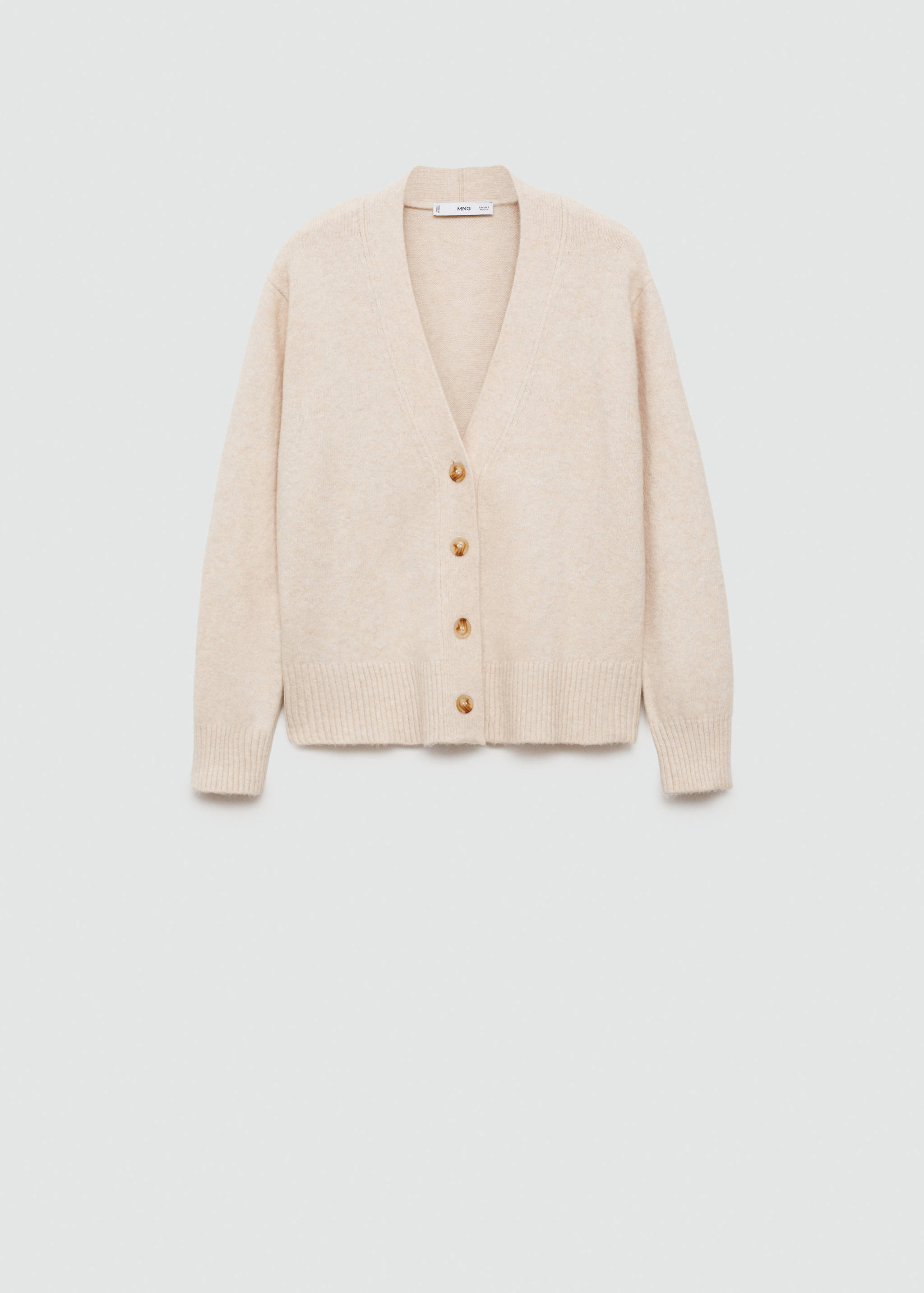 Button knit cardigan - Article without model