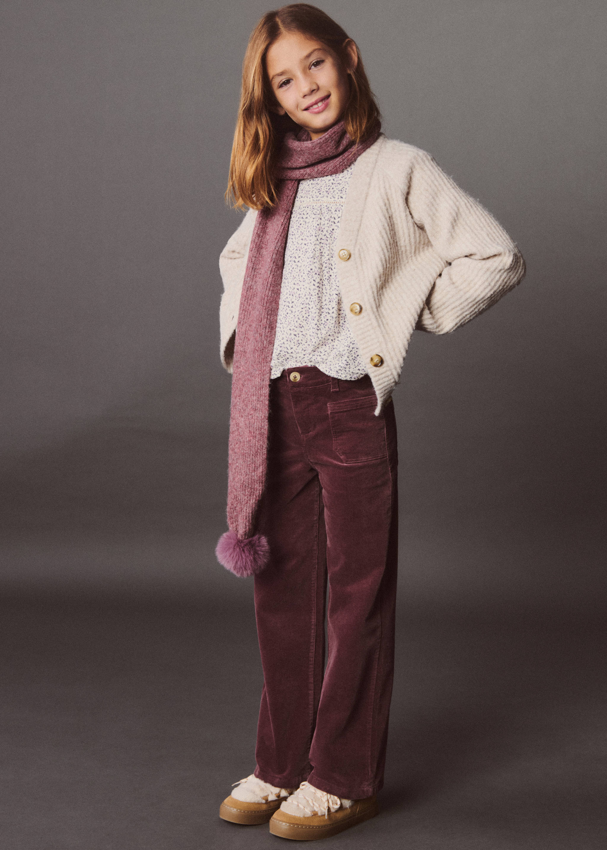 Strikket cardigan med knapper - Artikkeldetalj 5