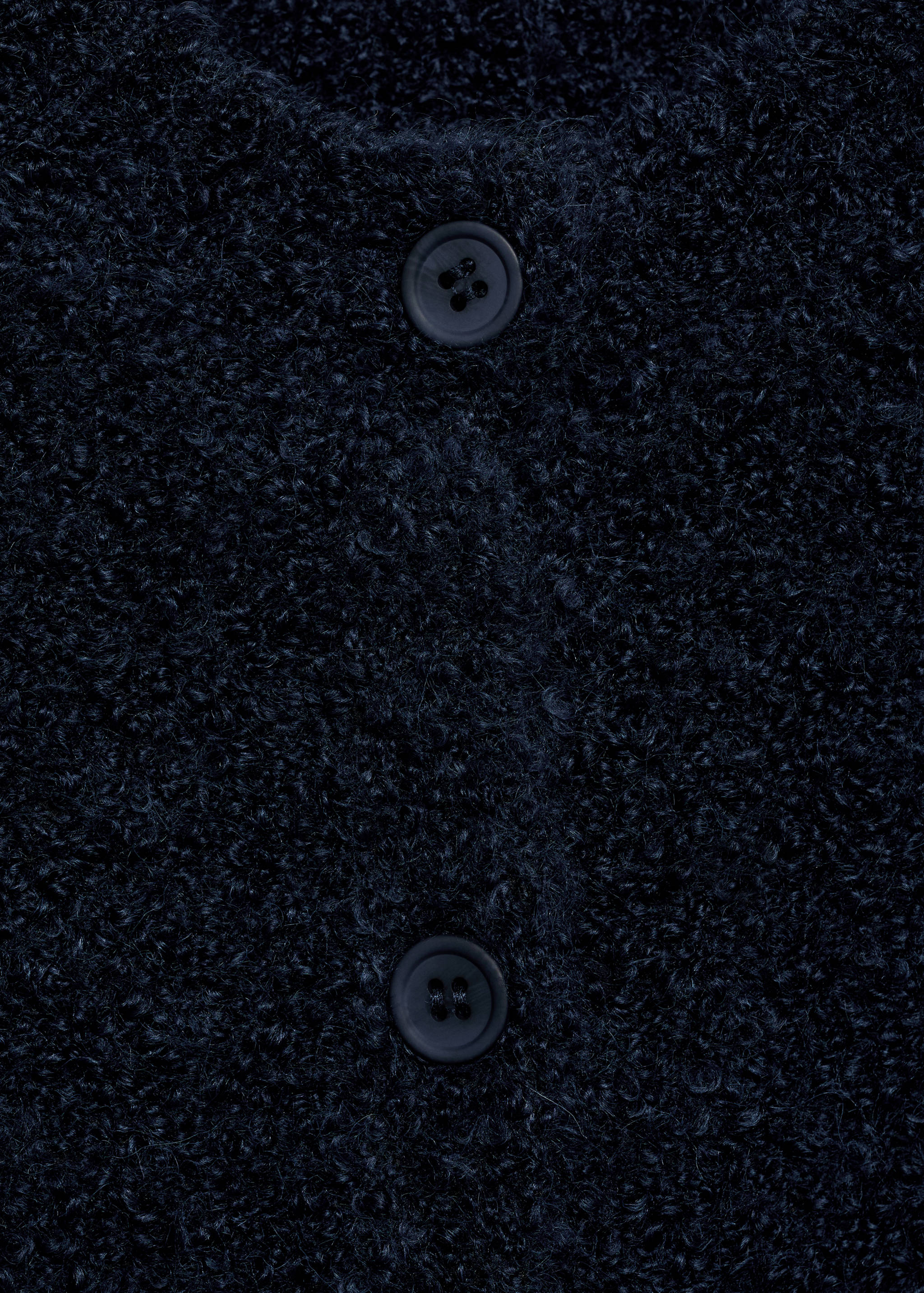 Bouclé-knit cardigan - Details of the article 8