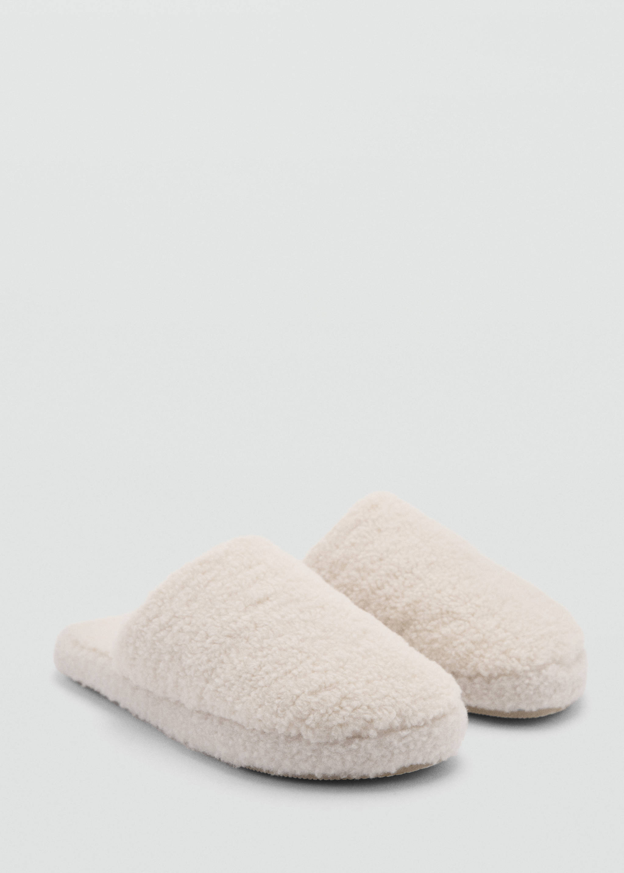 Pantoufles polaire moutonnée - Plan moyen