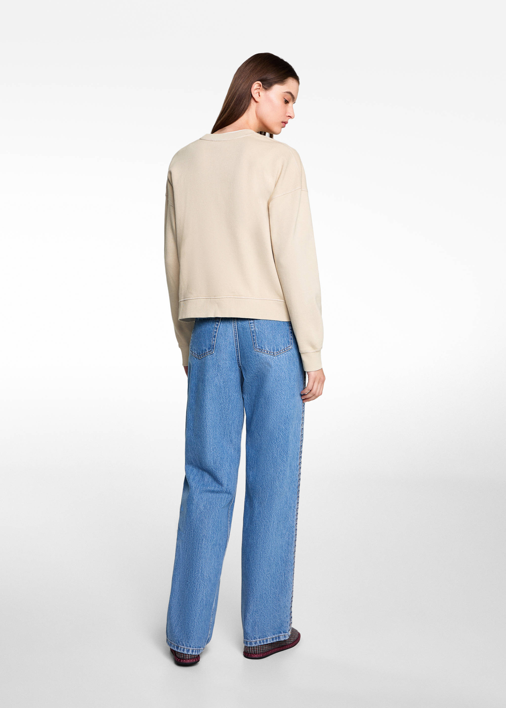 Cotton sweatshirt - Reverse of the article