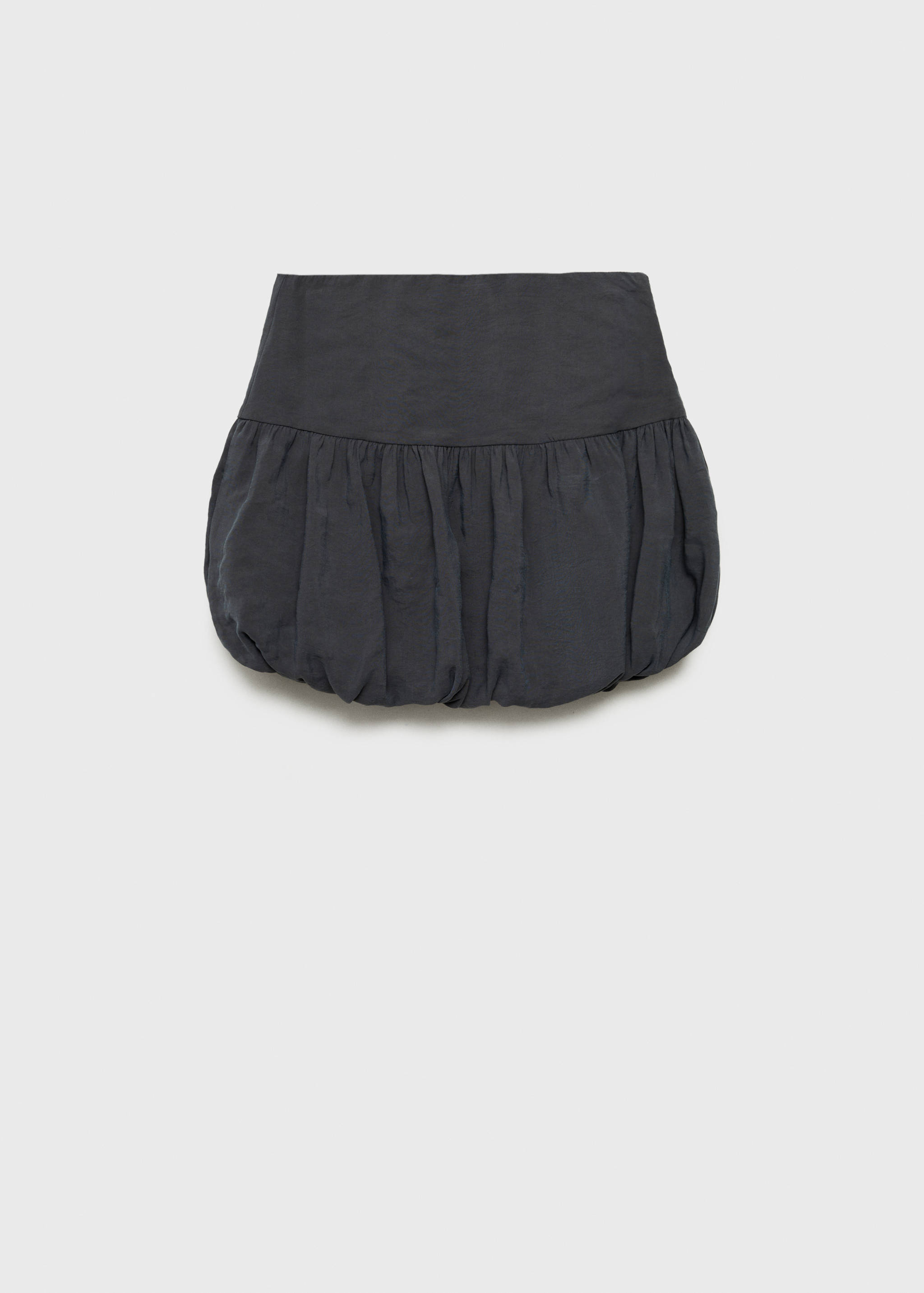 Balloon mini-skirt with zip - Article without model