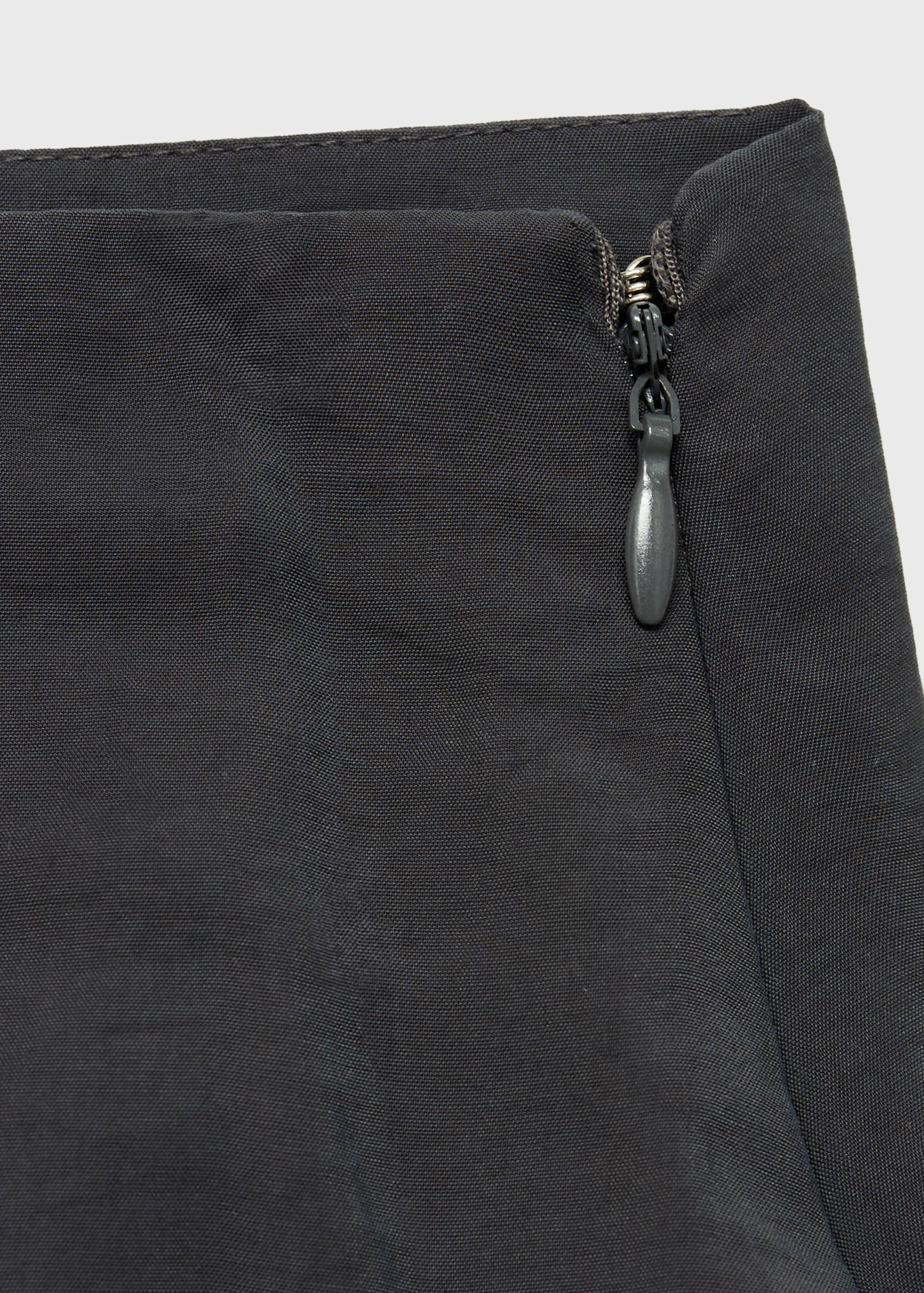 Balloon mini-skirt with zip - Details of the article 8