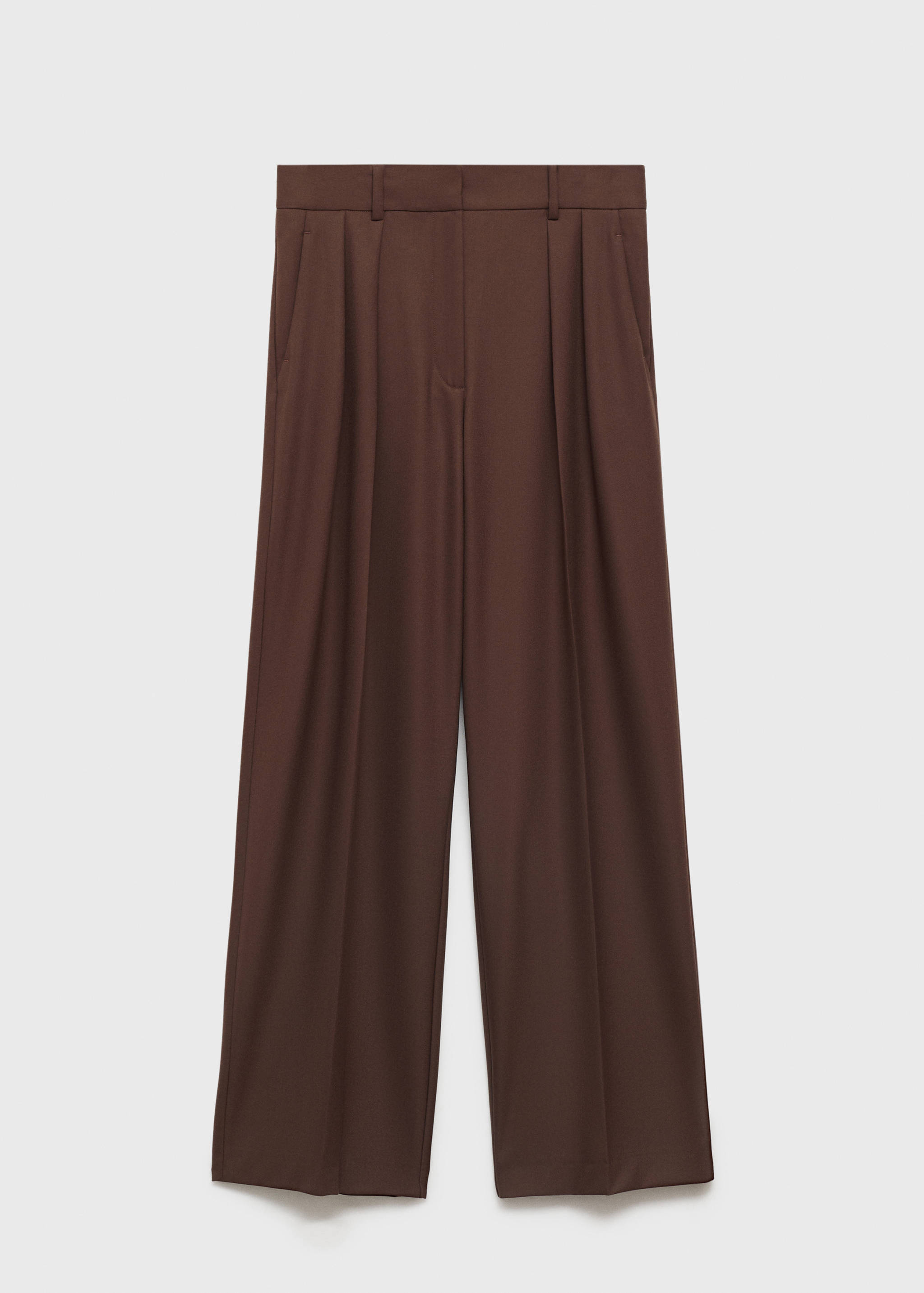 Wide leg pleated trousers - Article without model
