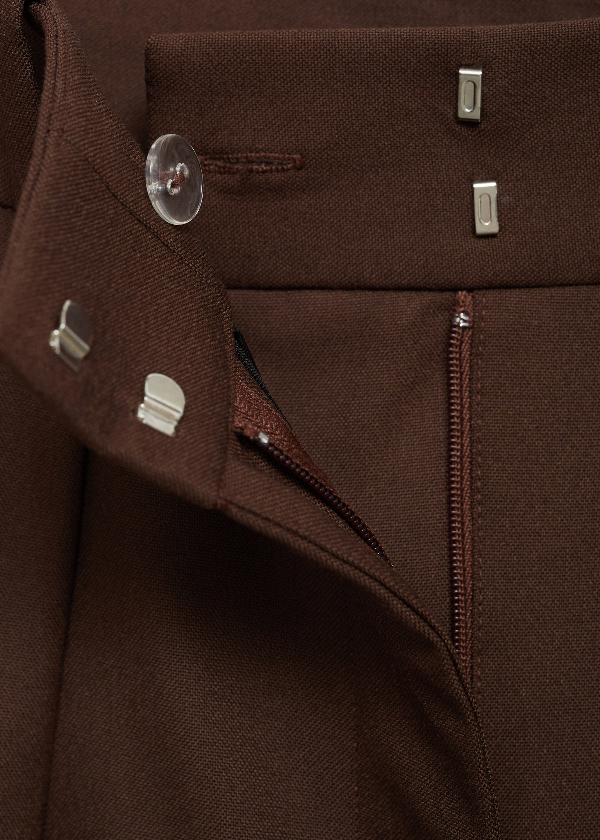 Wide leg pleated trousers - Details of the article 8