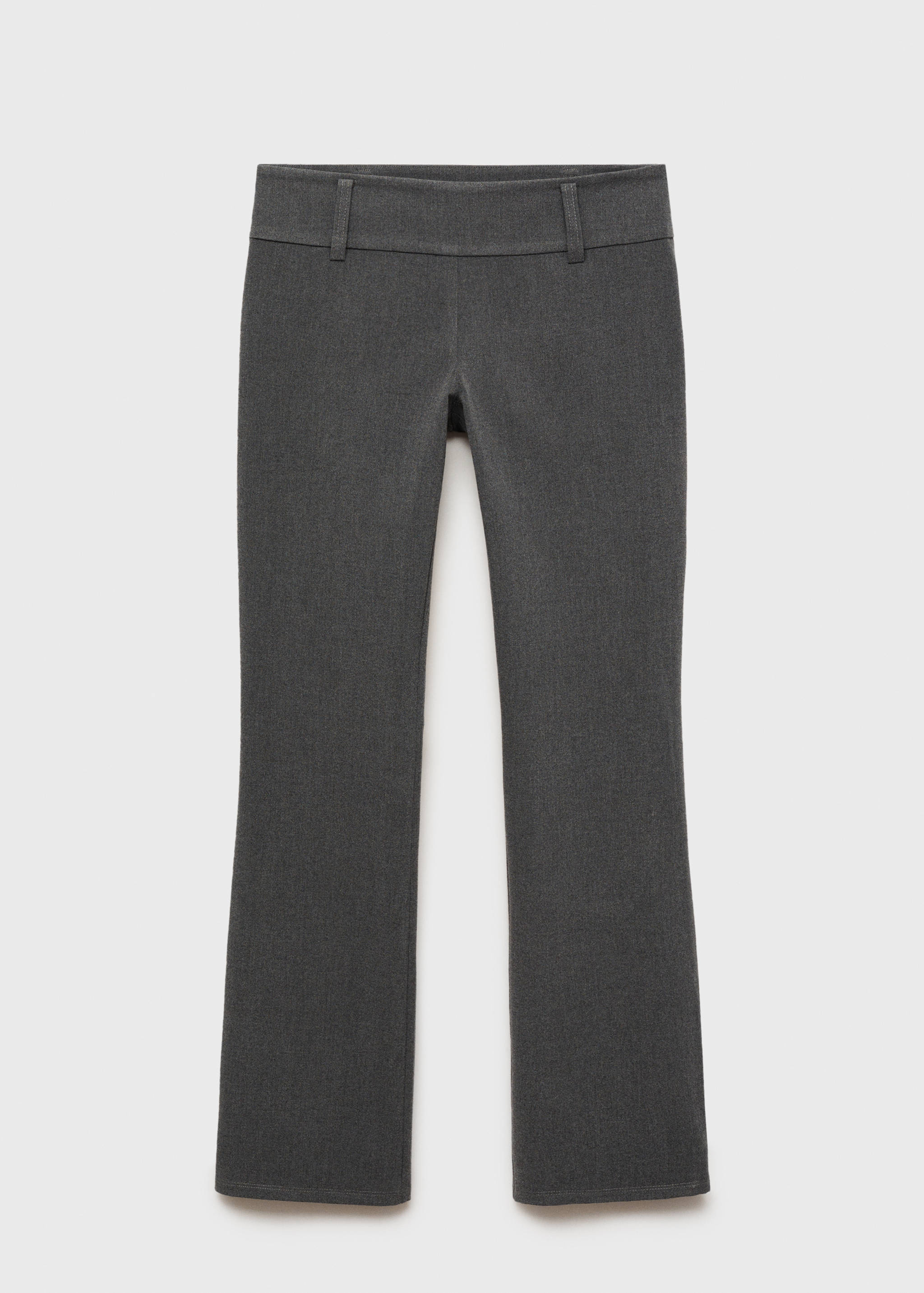 Low-rise flared trousers - Article without model