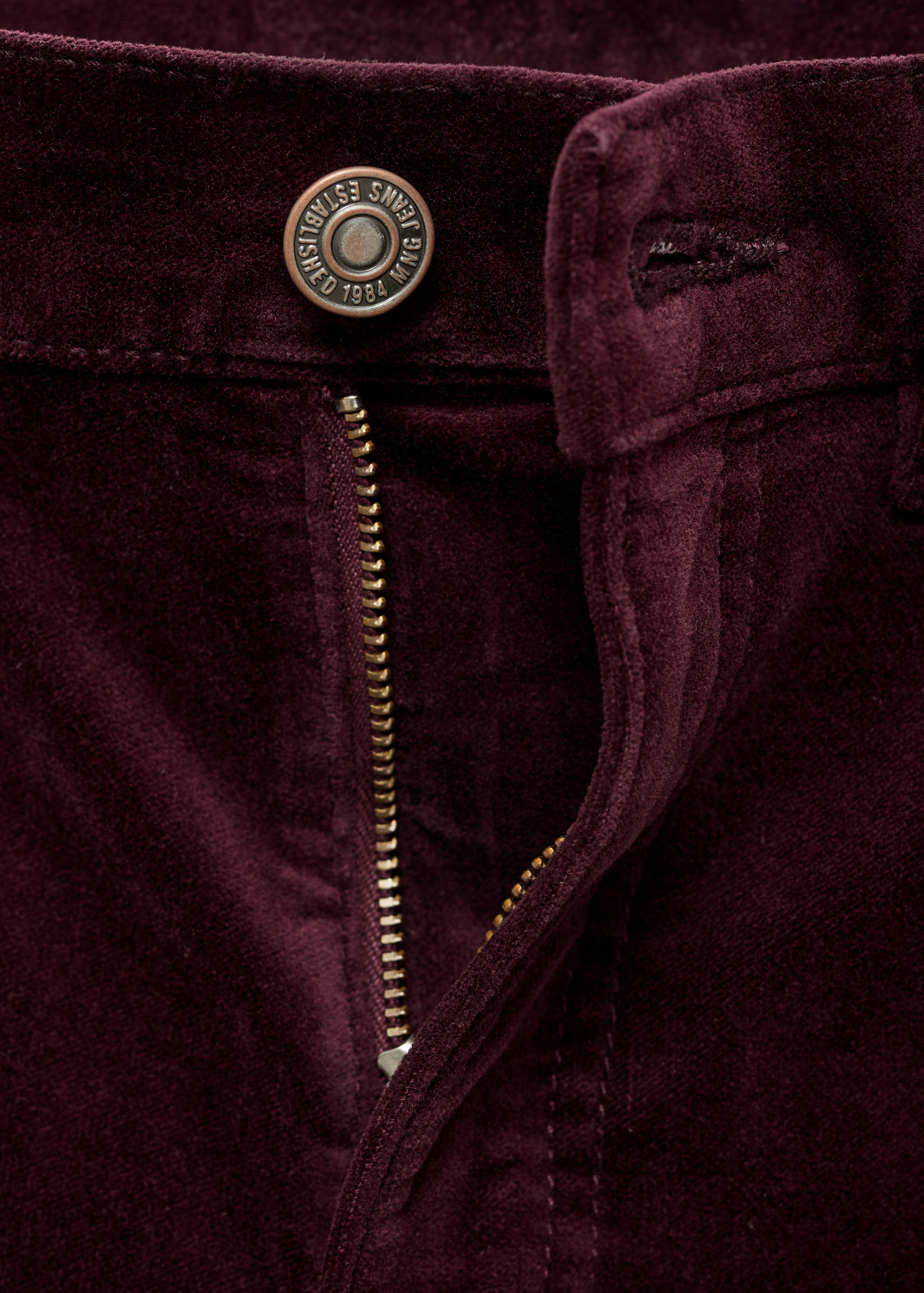 Flared jeans i kordfløyel - Artikkeldetalj 0