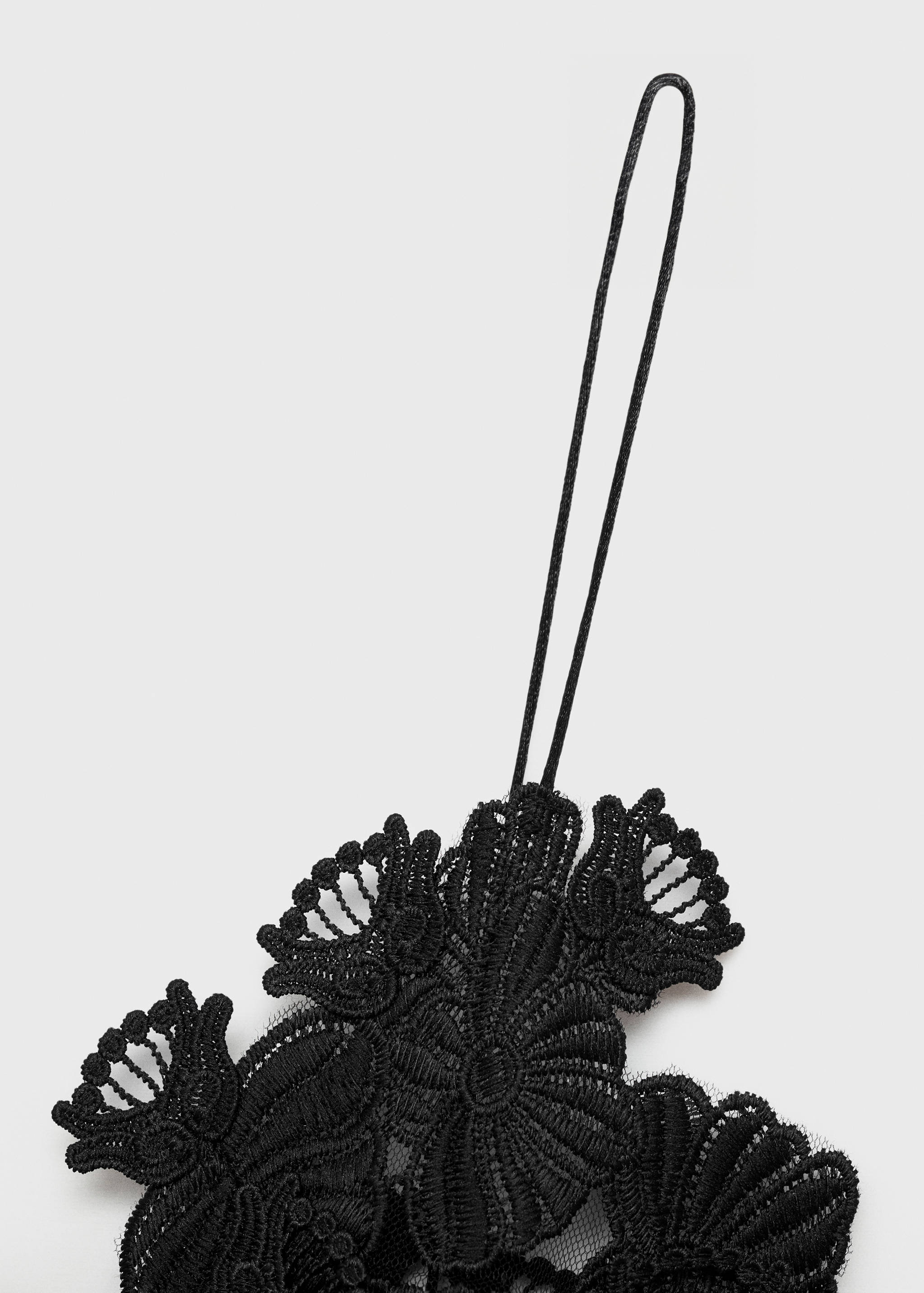 Tulle jumpsuit with lace detail - Details of the article 8