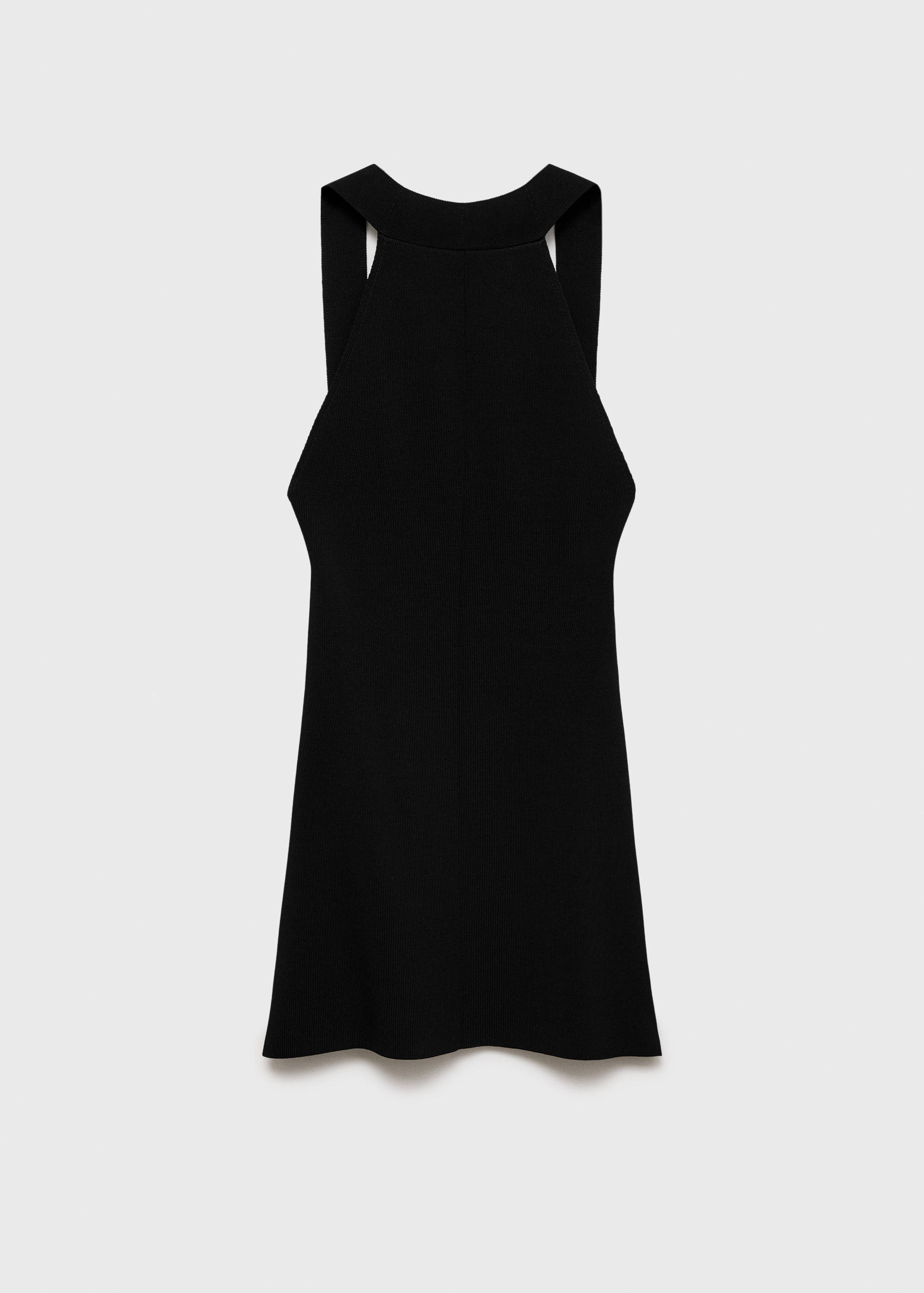 Open-back knitted dress - Article without model