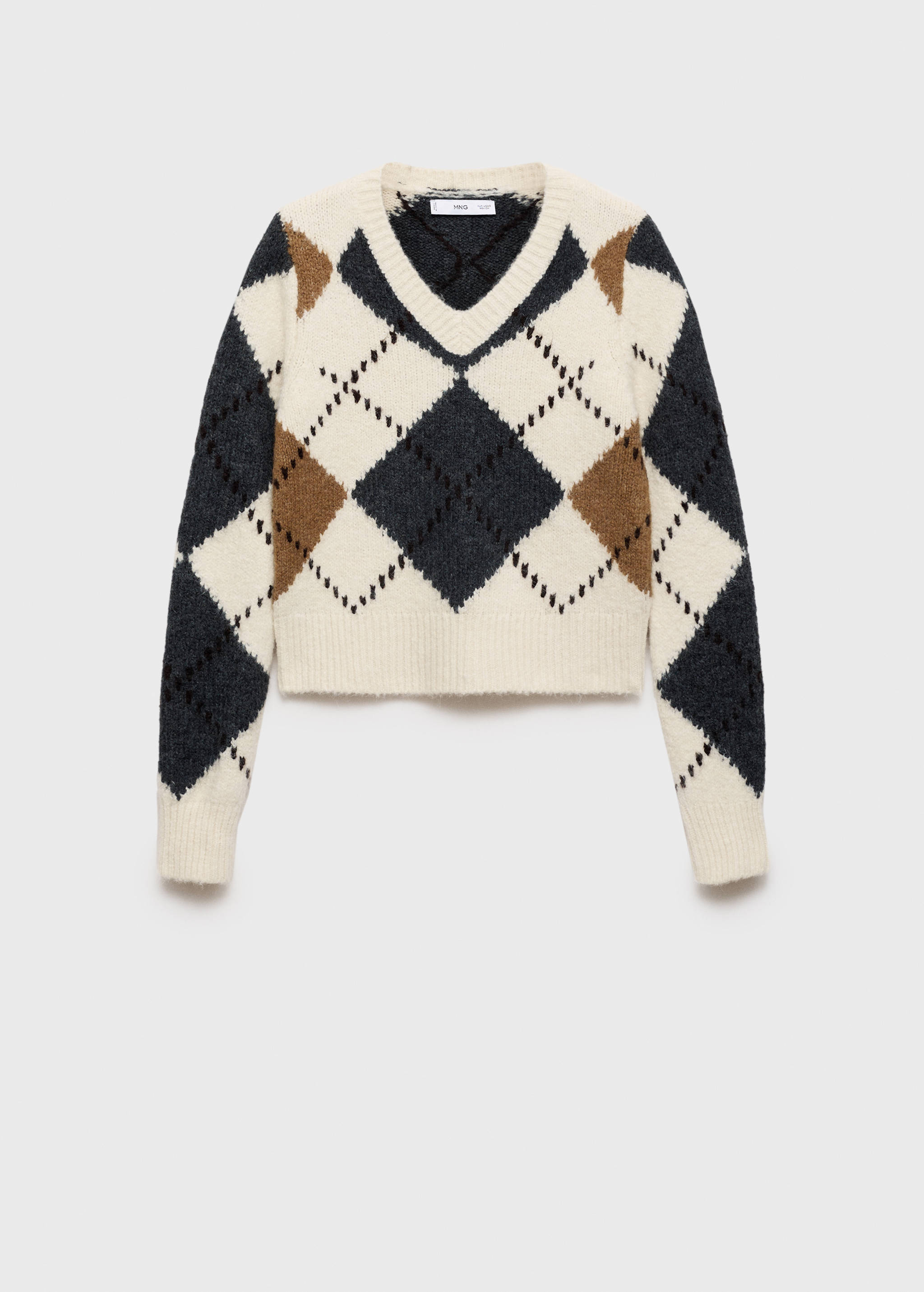 Jersey rombos cuello pico - Artículo sin modelo