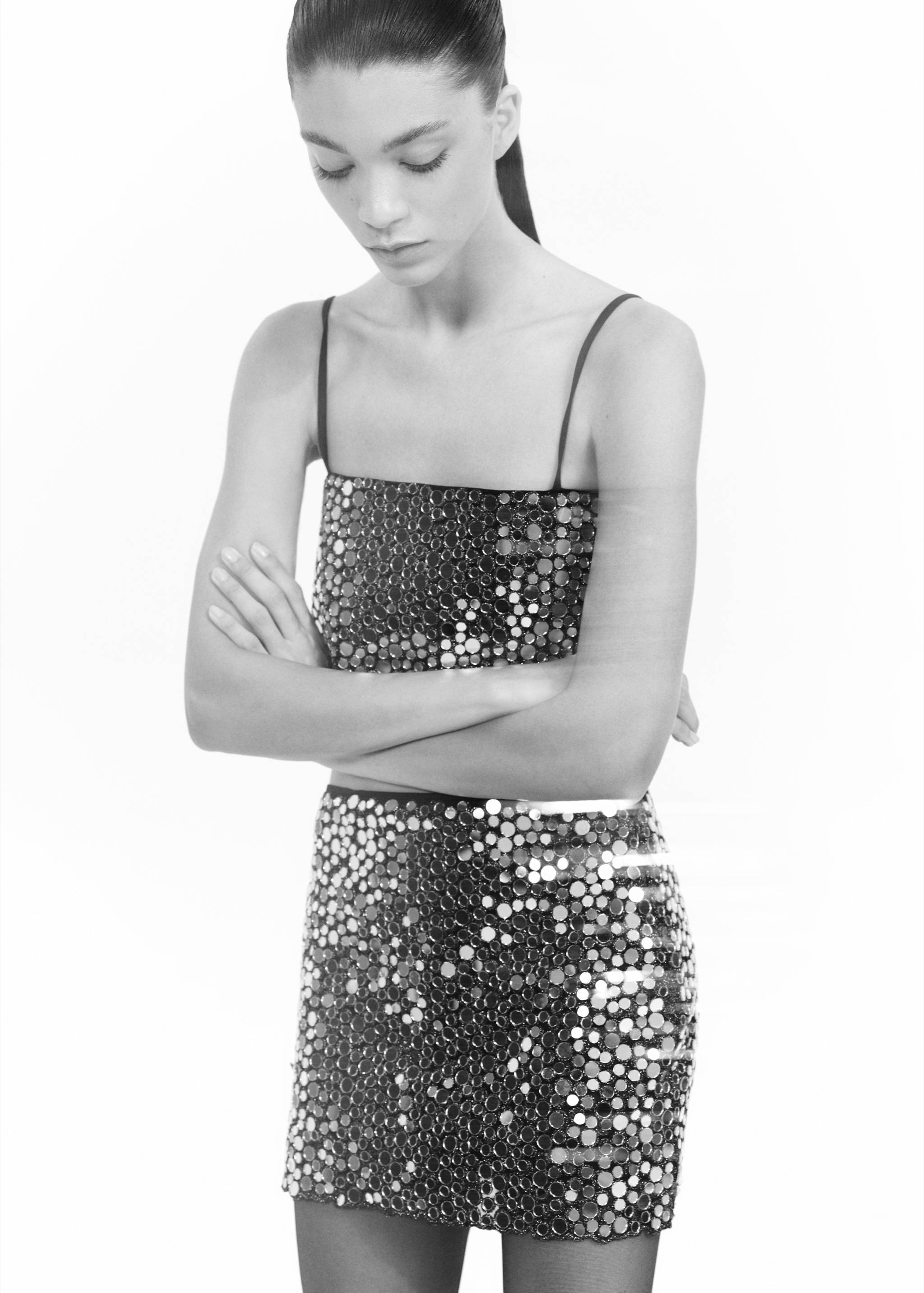 水晶迷你裙 - null