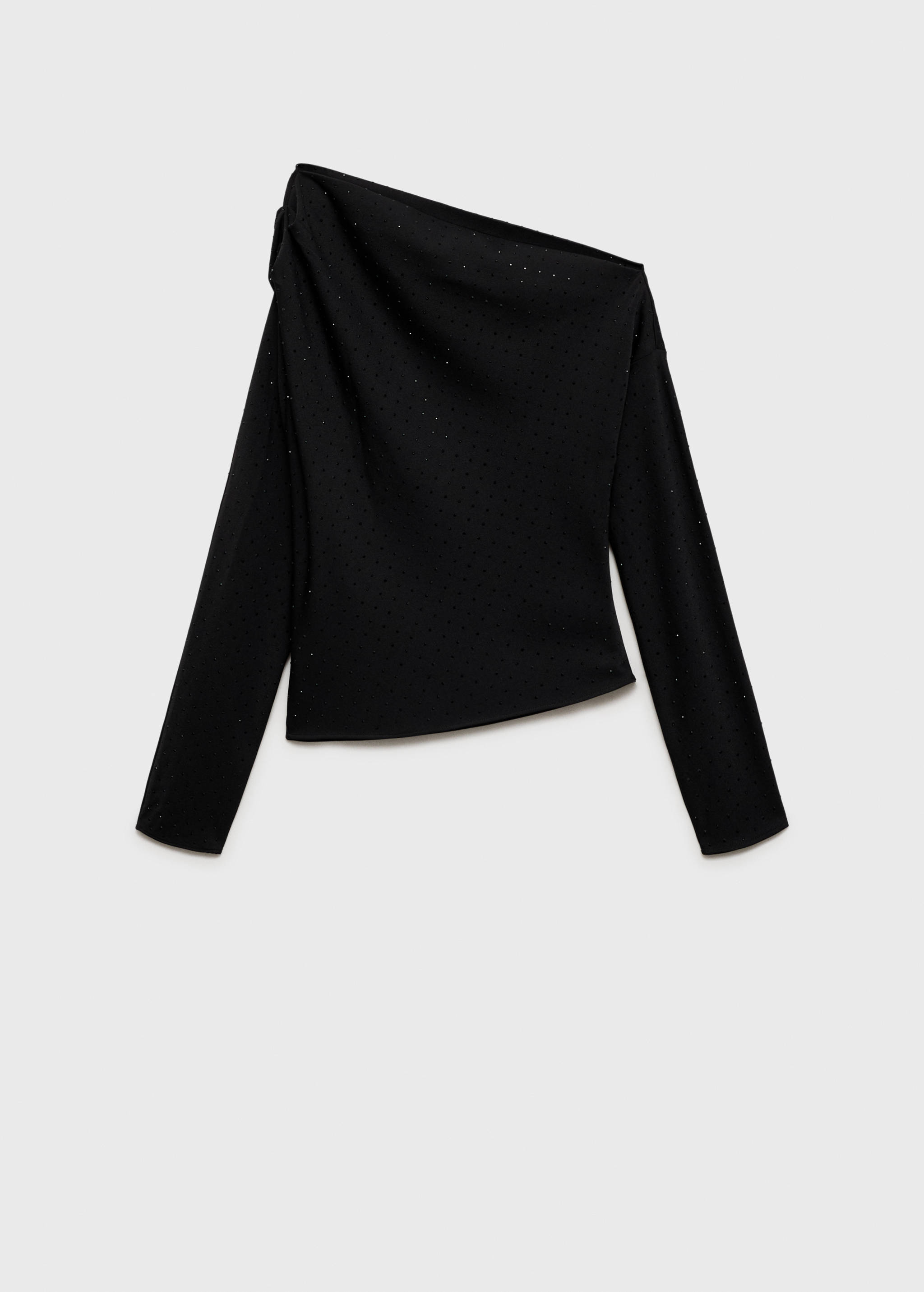Asymmetrical sequined blouse - Article without model