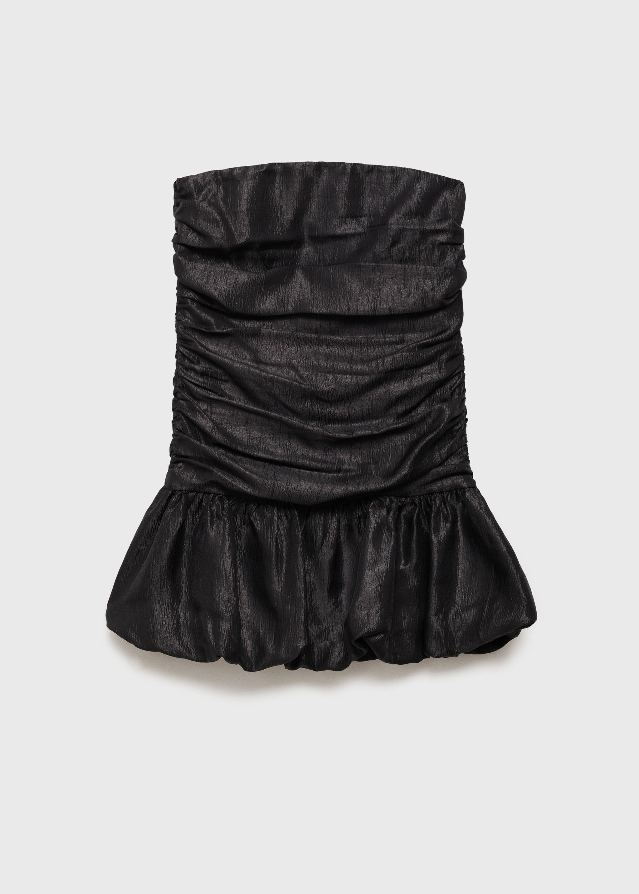 泡泡裙摆垂坠连衣裙 - null