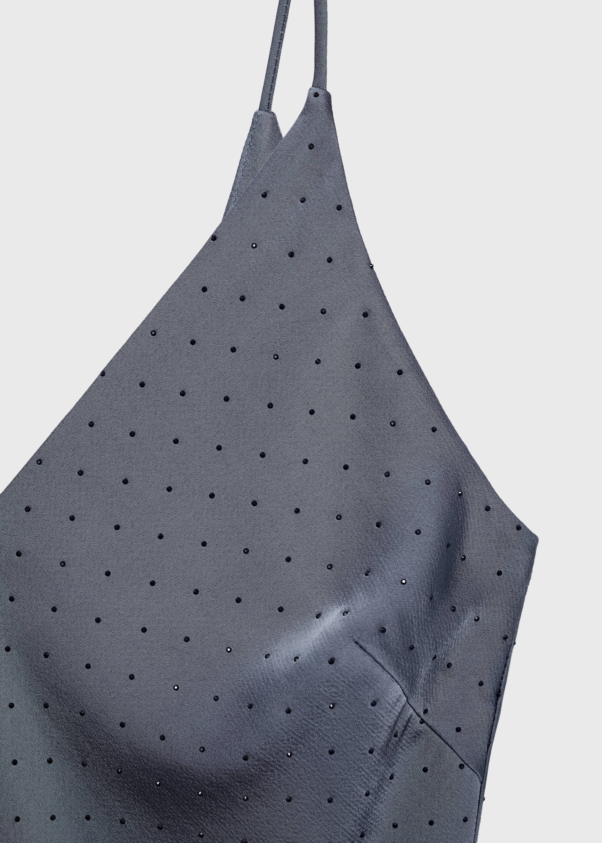 Robe style lingerie détails strass - Détail de l'article 8